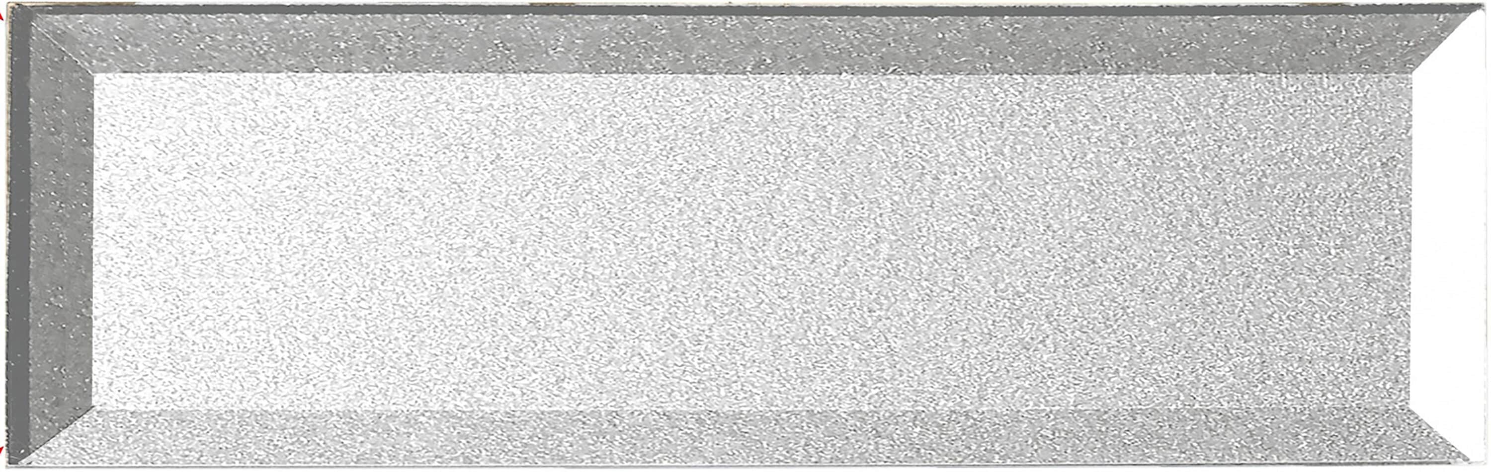 Abolos LWSFOG0306-SC Forever Silver 3-in x 12-in Glossy Glass Subway Standard Wall Tile ( 14.0-sq ft Carton )
