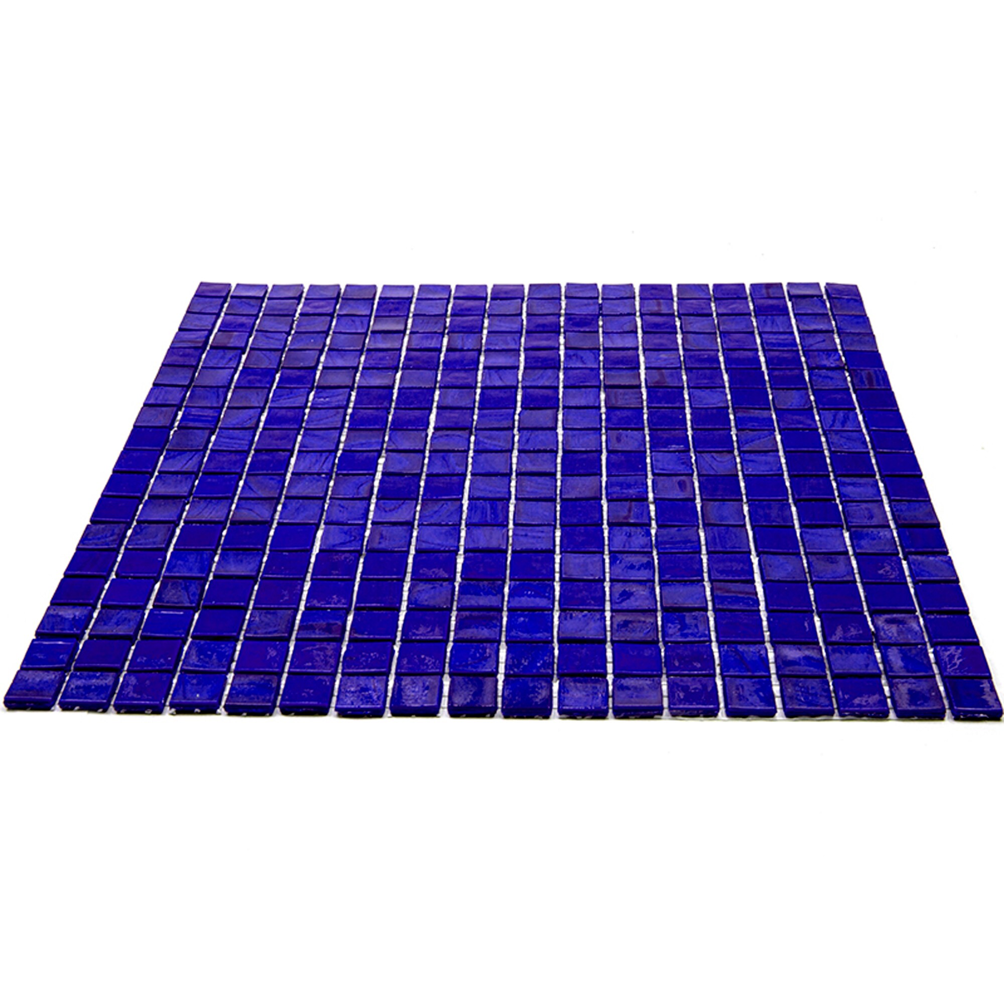 Glossy Royal Blue Glass Mosaic Wall and Floor Tile