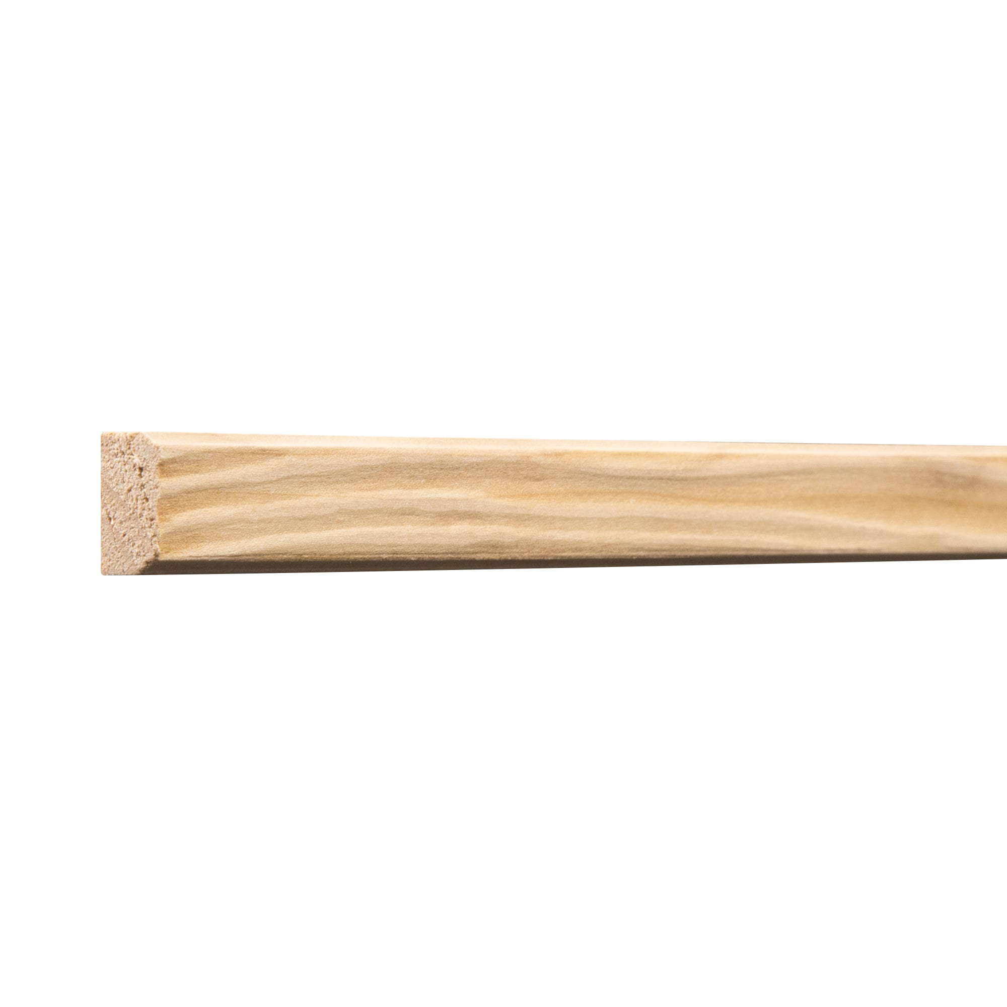 Ornamental Mouldings 1623-4POPR Wave Unfinished Poplar 1623 Strip Picture Frame Moulding