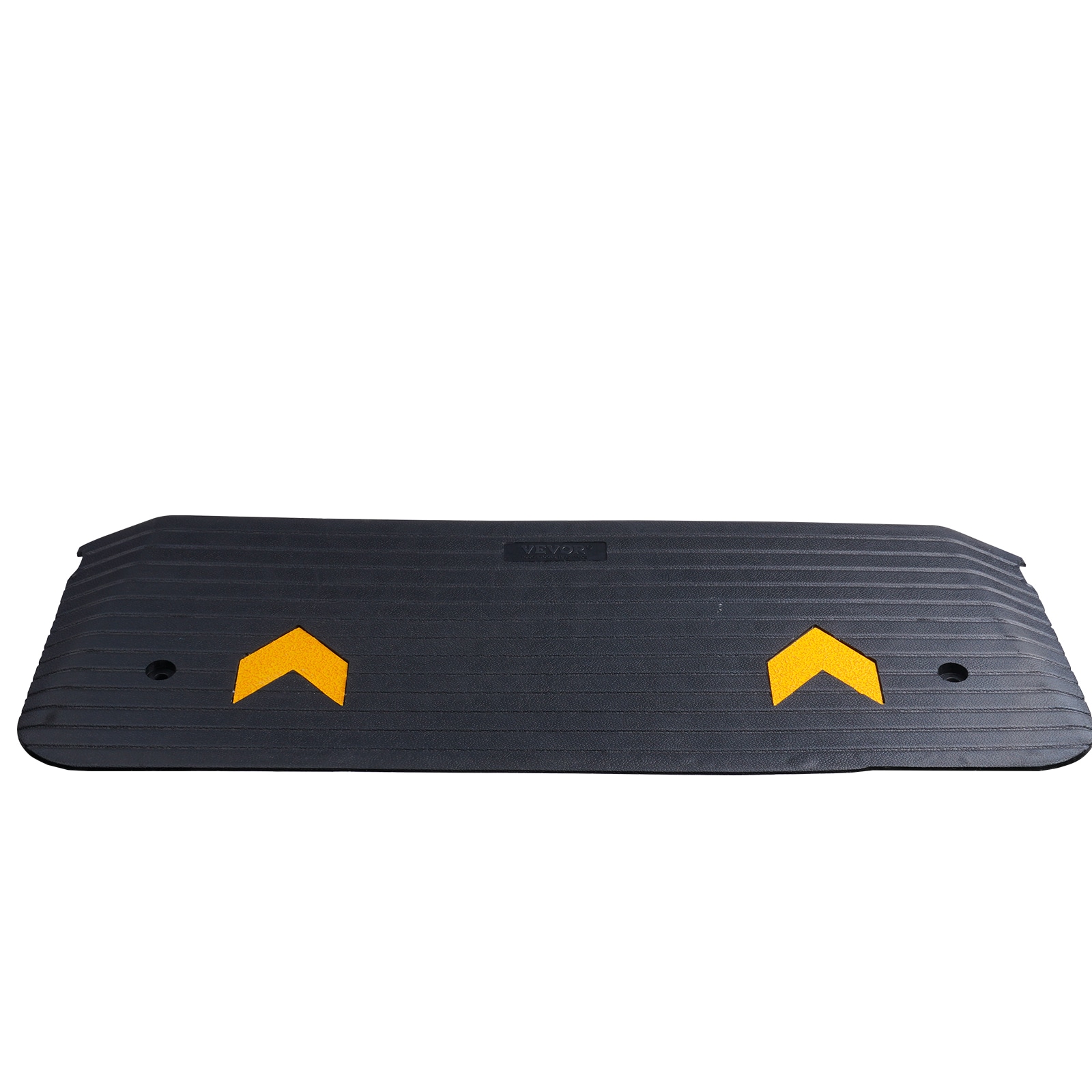 VEVOR 2-in H 15 T Rubber Threshold Ramp 3.64-ft x 16-in Rubber ...