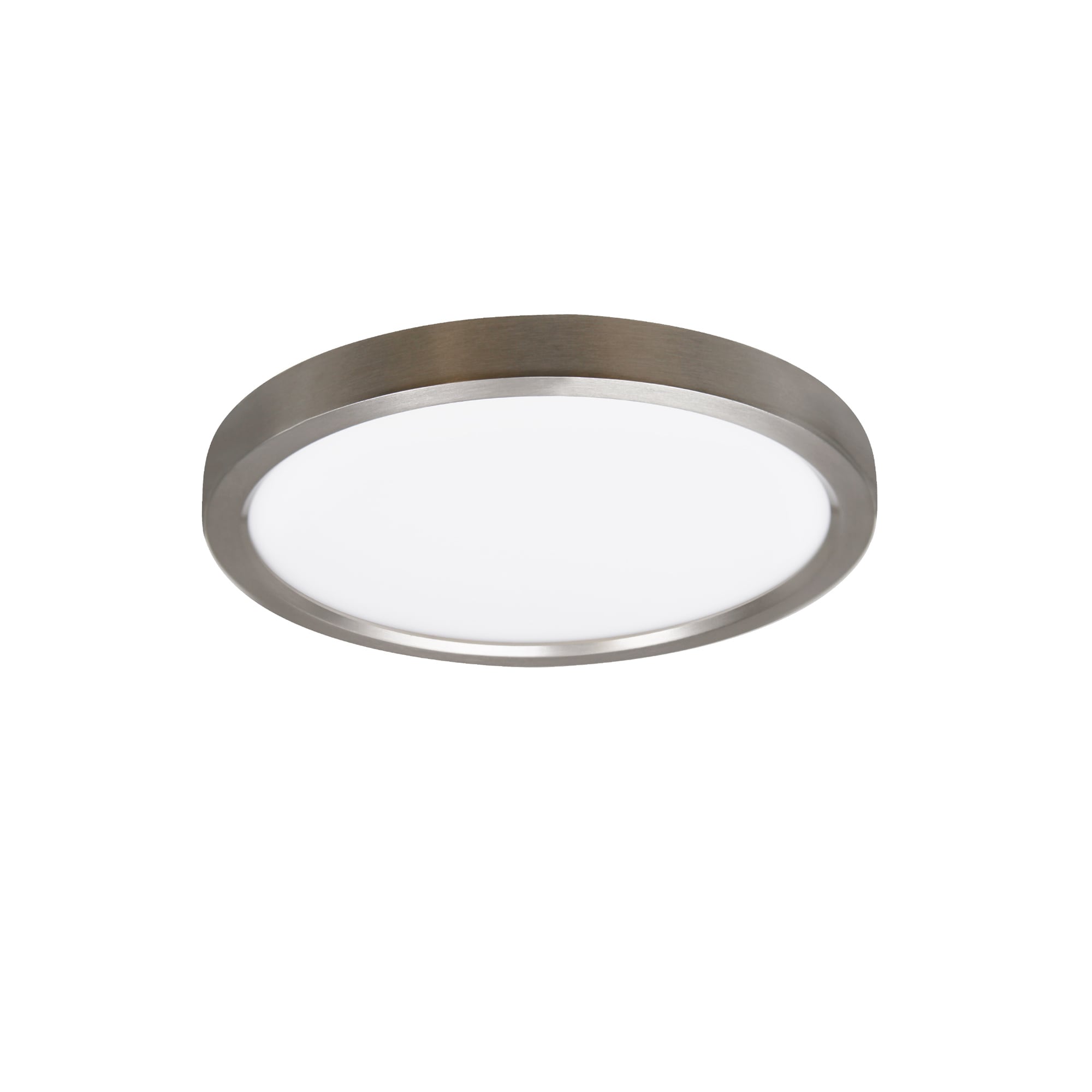 Lucere CL040A-BN-3000K Flush Mount Light 1 -Light 11-in Brushed Nickel Integrated LED Flush Mount Light