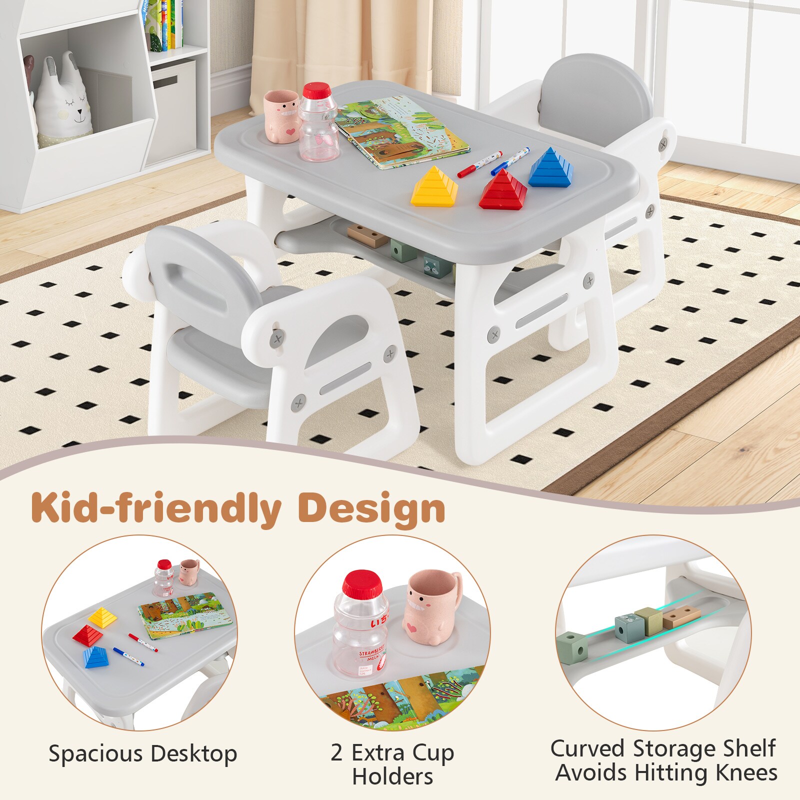 Slickblue D-CO-RG1965BB Kids-Play-Tables - View #7