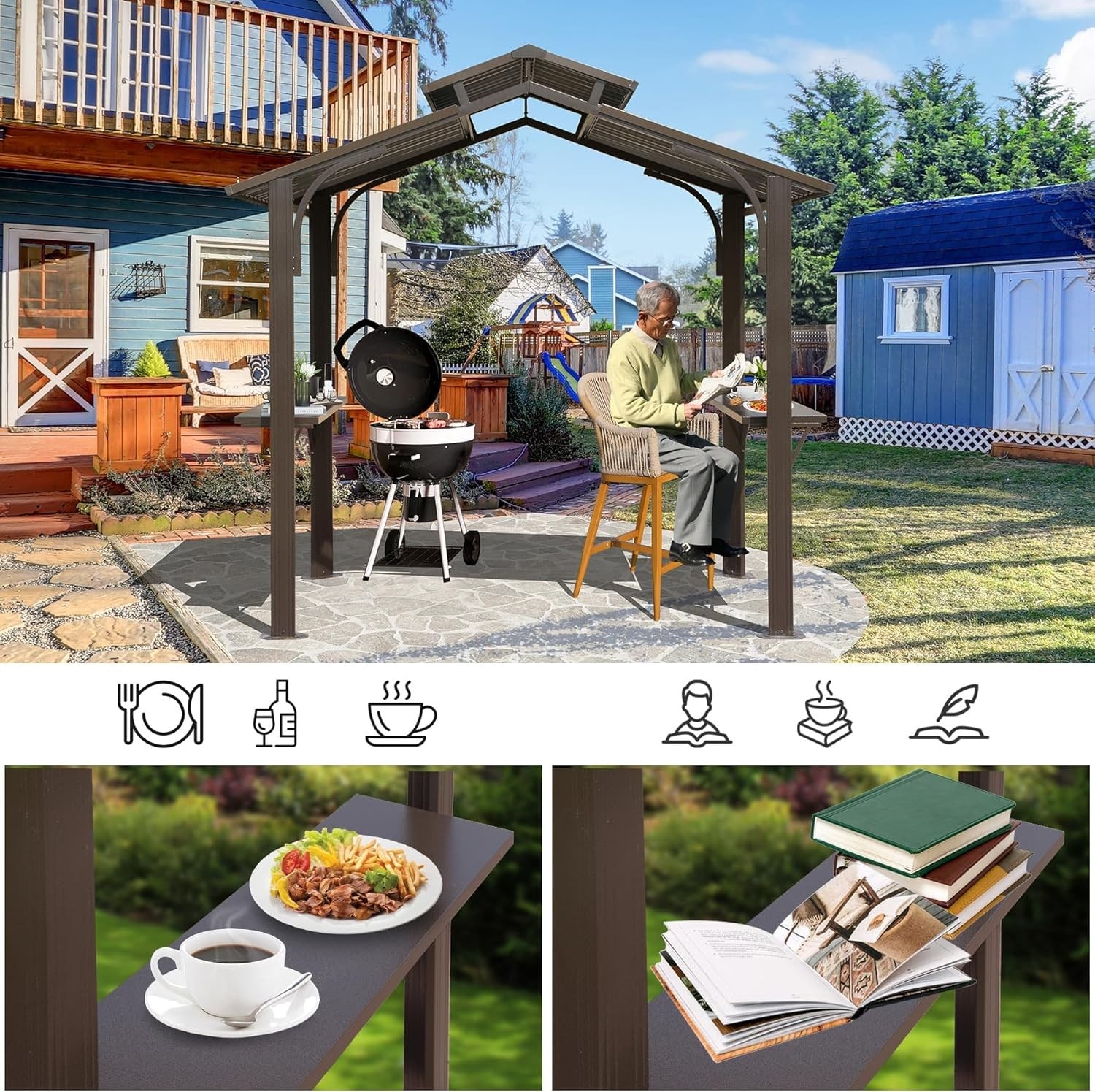 ToolCat BZ2-25-PW Wood-Resin-Gazebos - View #8