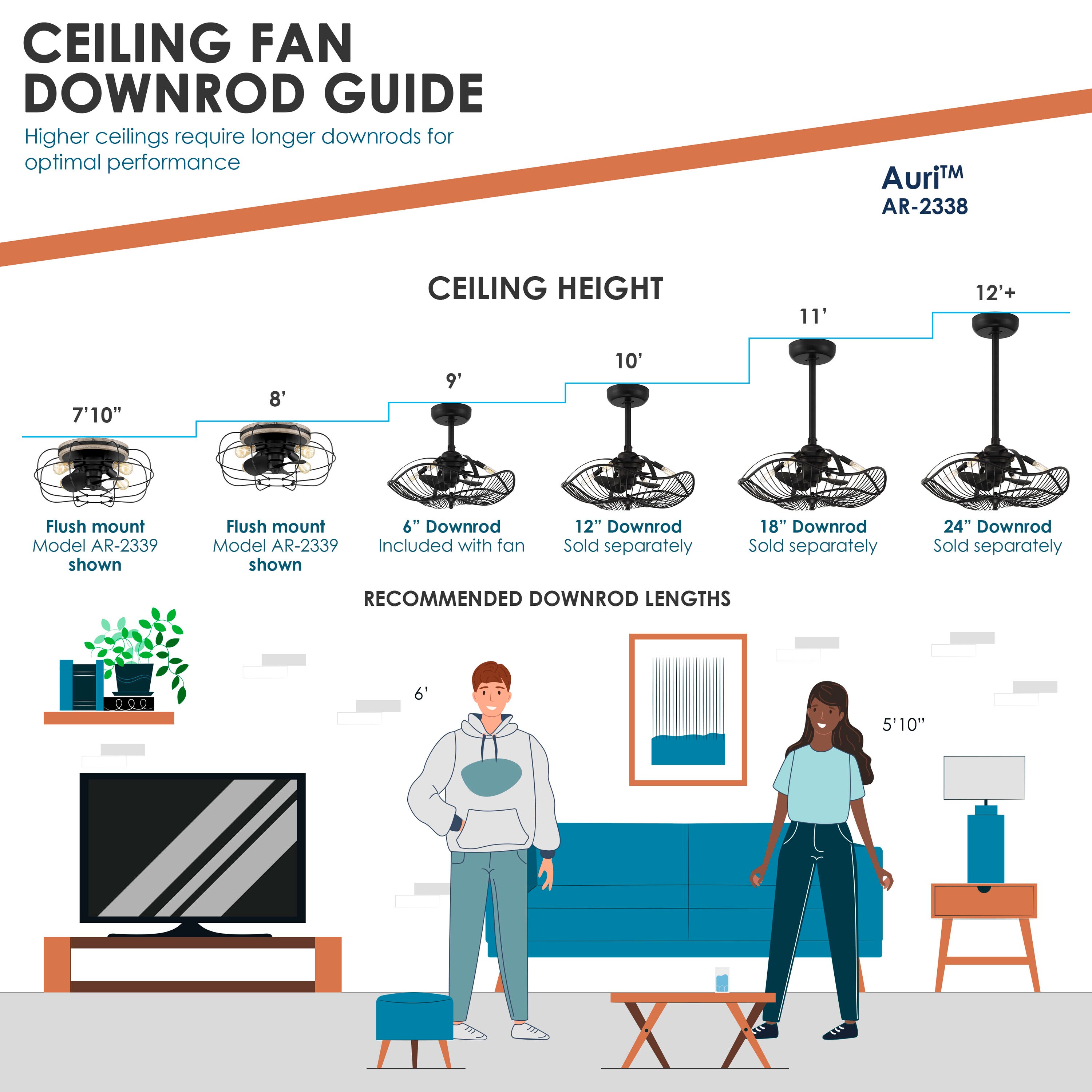 Arranmore Lighting & Fans AR-2338MB Ceiling-Fans - View #8