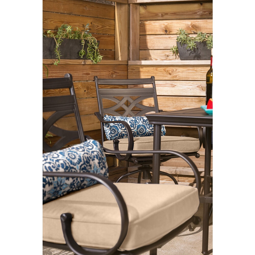 Hanover MCLRDN3PCBRSW2-TAN Patio-Dining-Sets - View #17