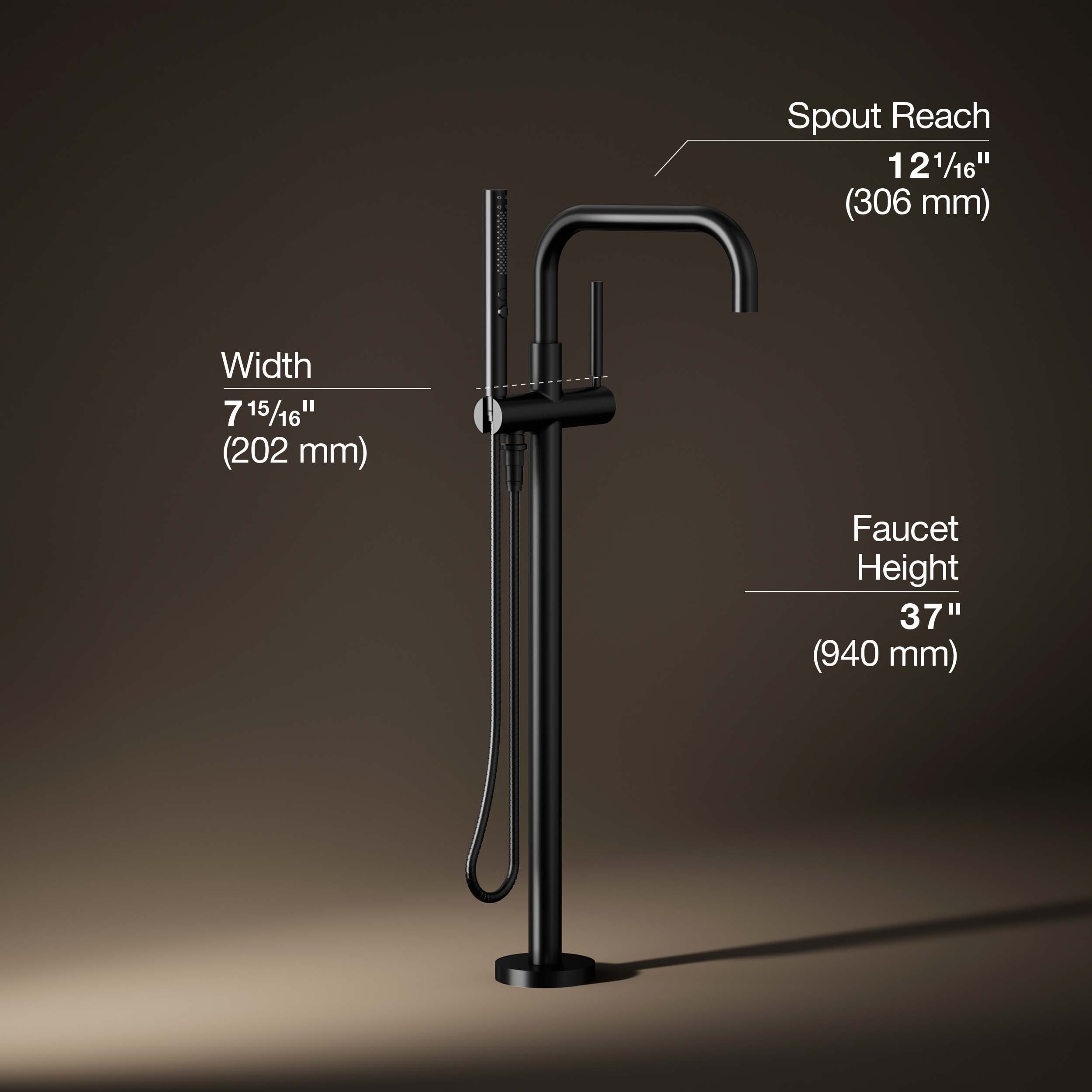 KOHLER K-T97328-4-BL Roman-Tub-Faucets - View #3