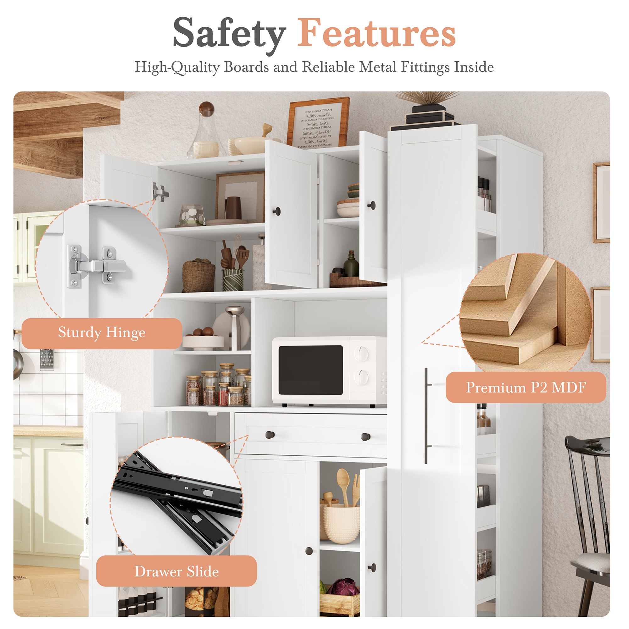 SINOFURN SYA330170WD Dining-Kitchen-Storarge - View #3