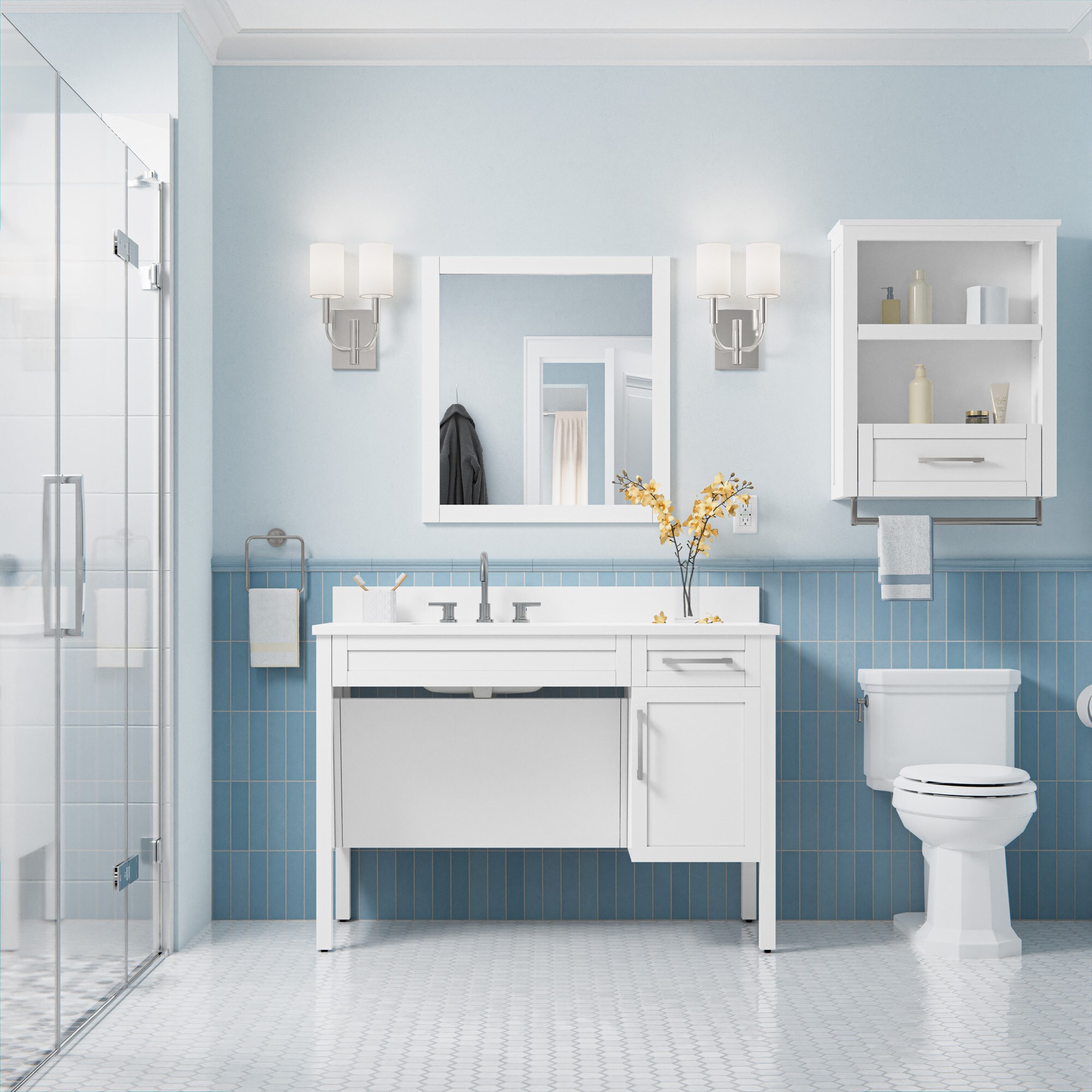 allen + roth 1815VA-48-201 Bath-Vanity-Combo - View #4