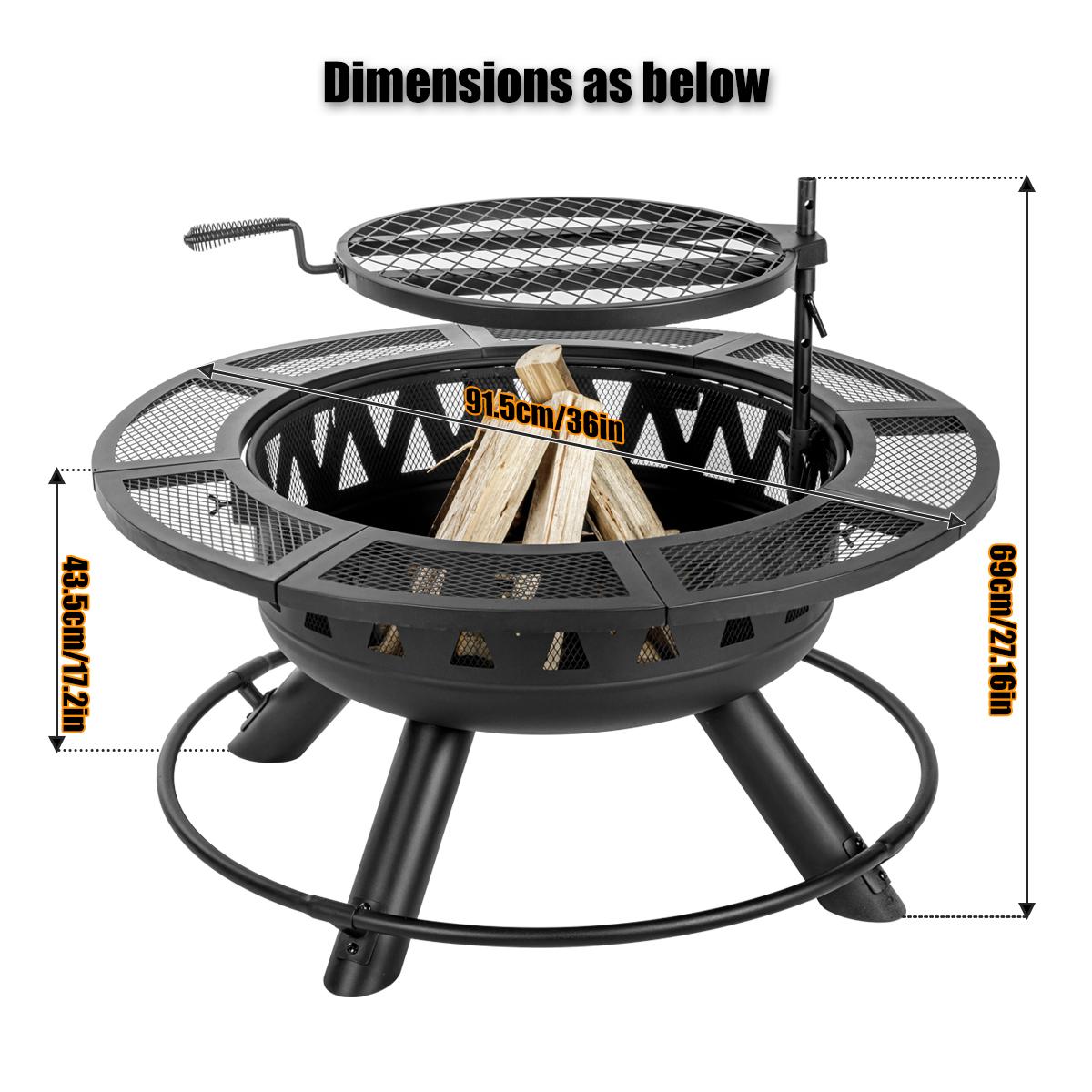 Bayfeve BFYA-50073-GL Charcoal-Grills - View #4