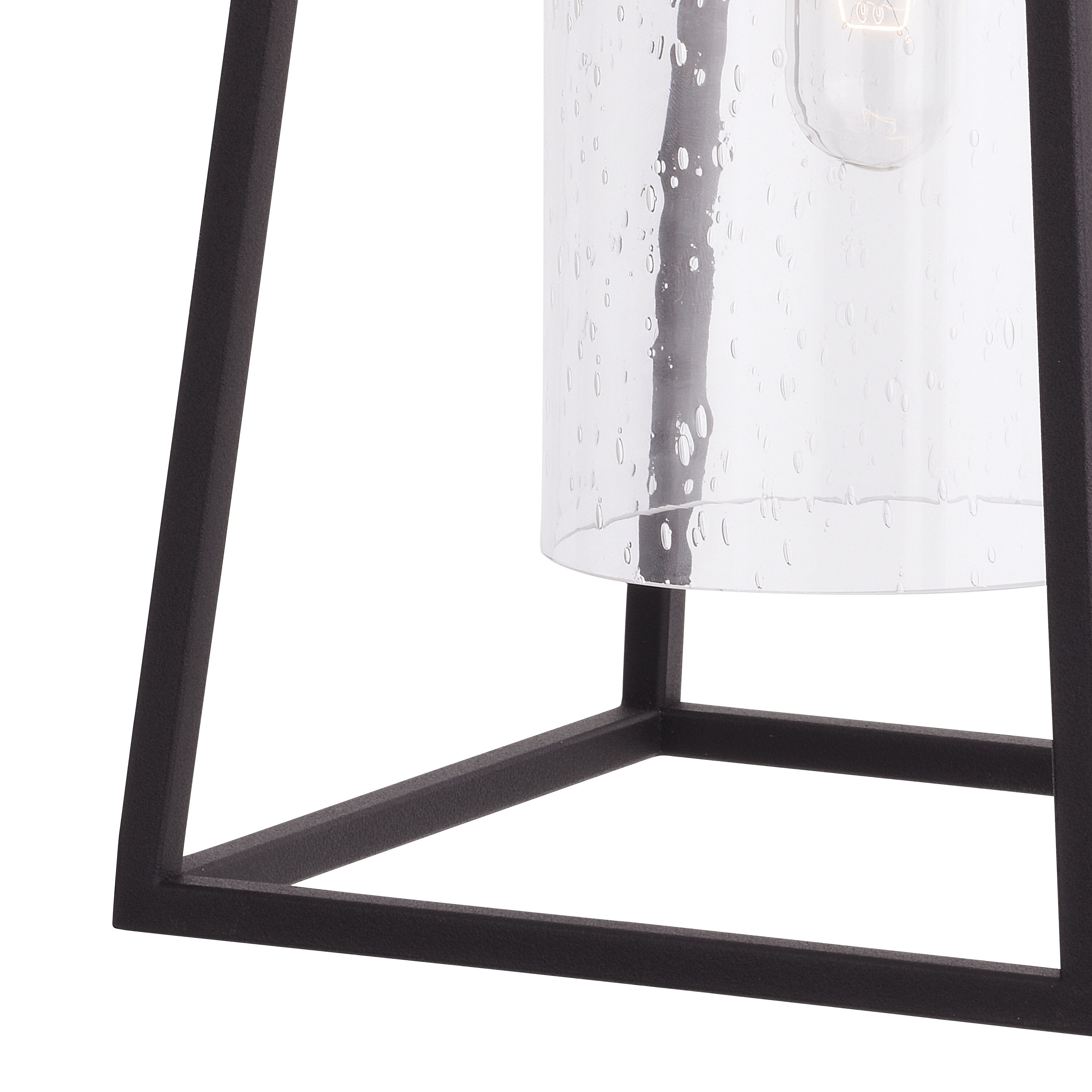 Cascadia Nash 1-Light 13.75-in Textured Black Outdoor Wall Light in the ...