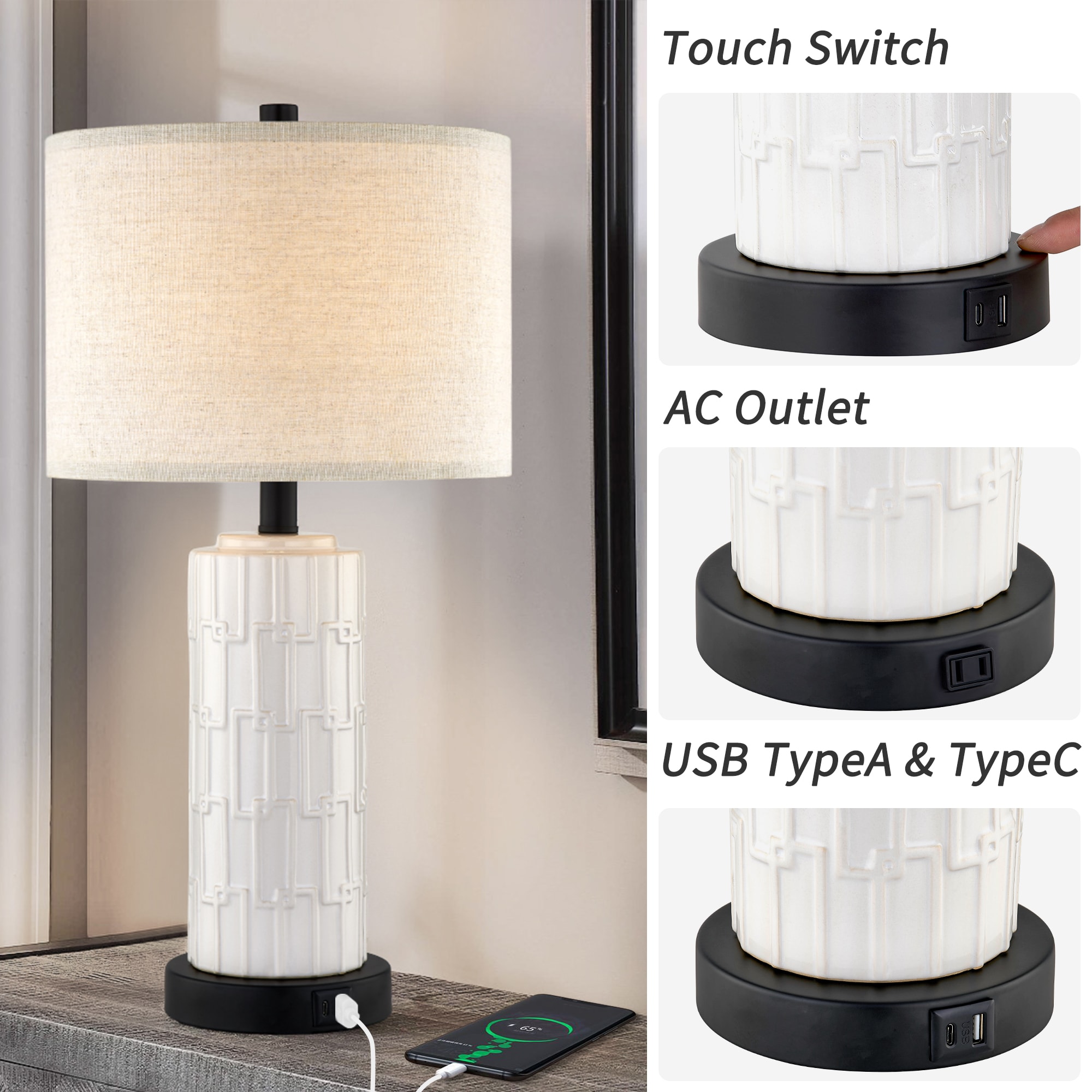 KAWOTI 21186 Table-Lamps - View #2