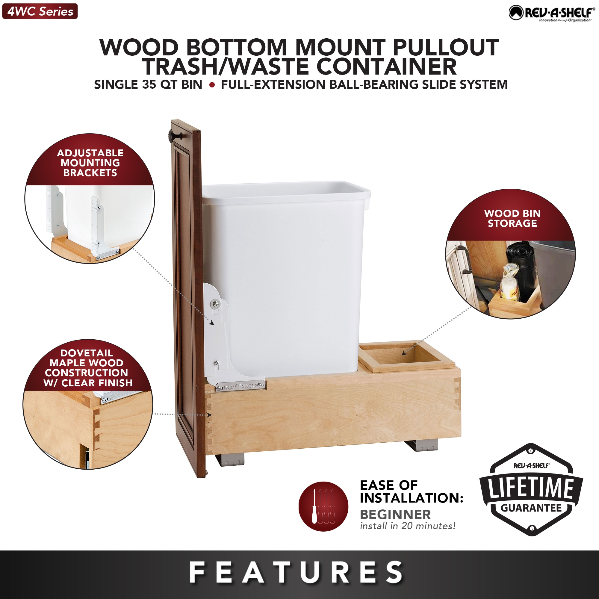 Rev-A-Shelf 299683 Pullout-Trash-Cans - View #2