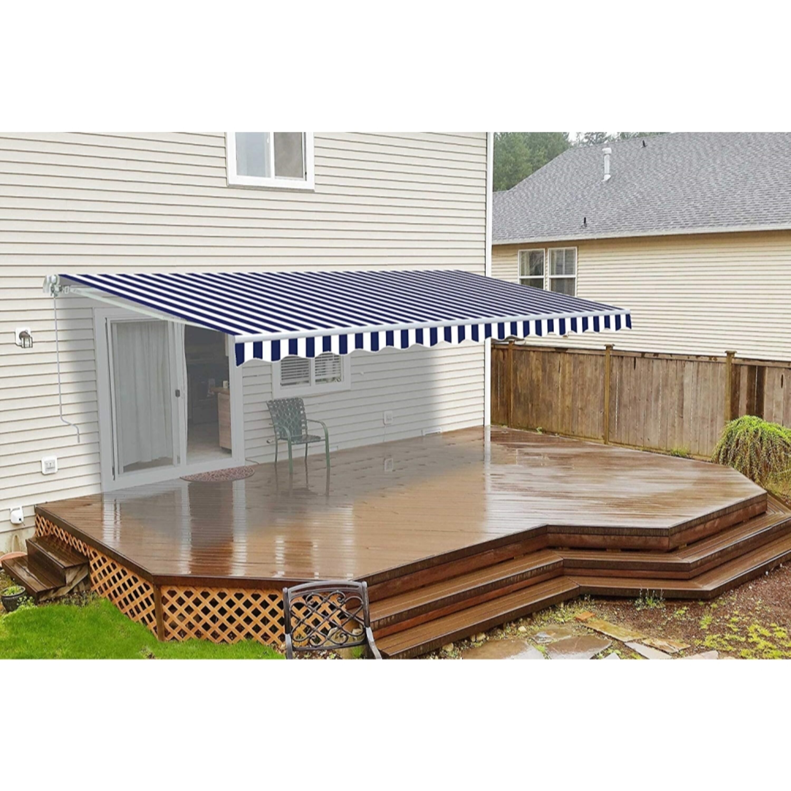 ALEKO FAB20X10BLUWT03-LO Awning-Accessories - View #3