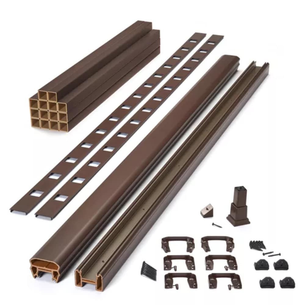 Trex VL0642HRKFS Transcend 6-ft x 42-in Vintage Lantern Composite Deck Rail Kit