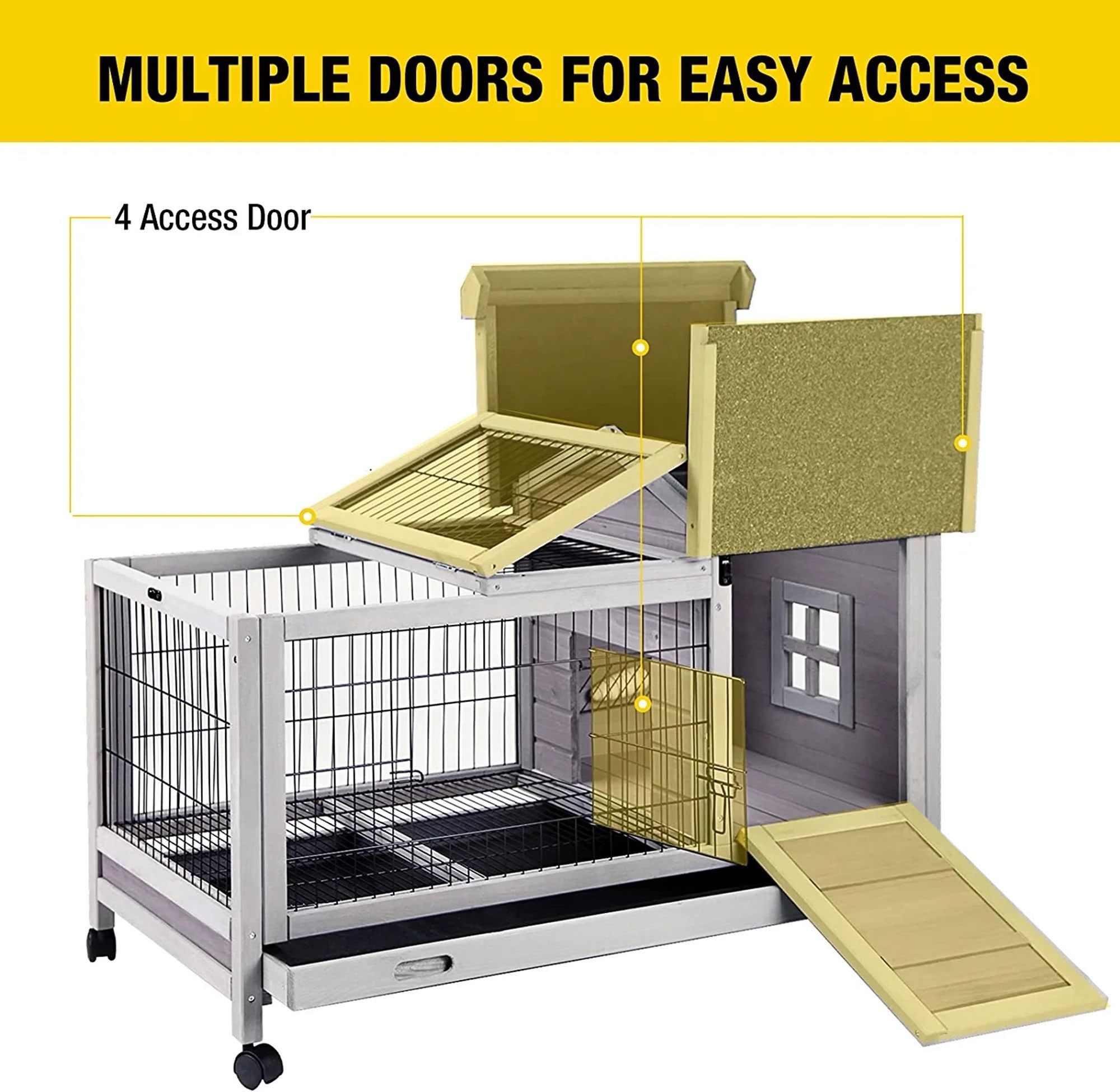Aivituvin AIR24 Chicken-Coops-Rabbit-Hutches - View #3