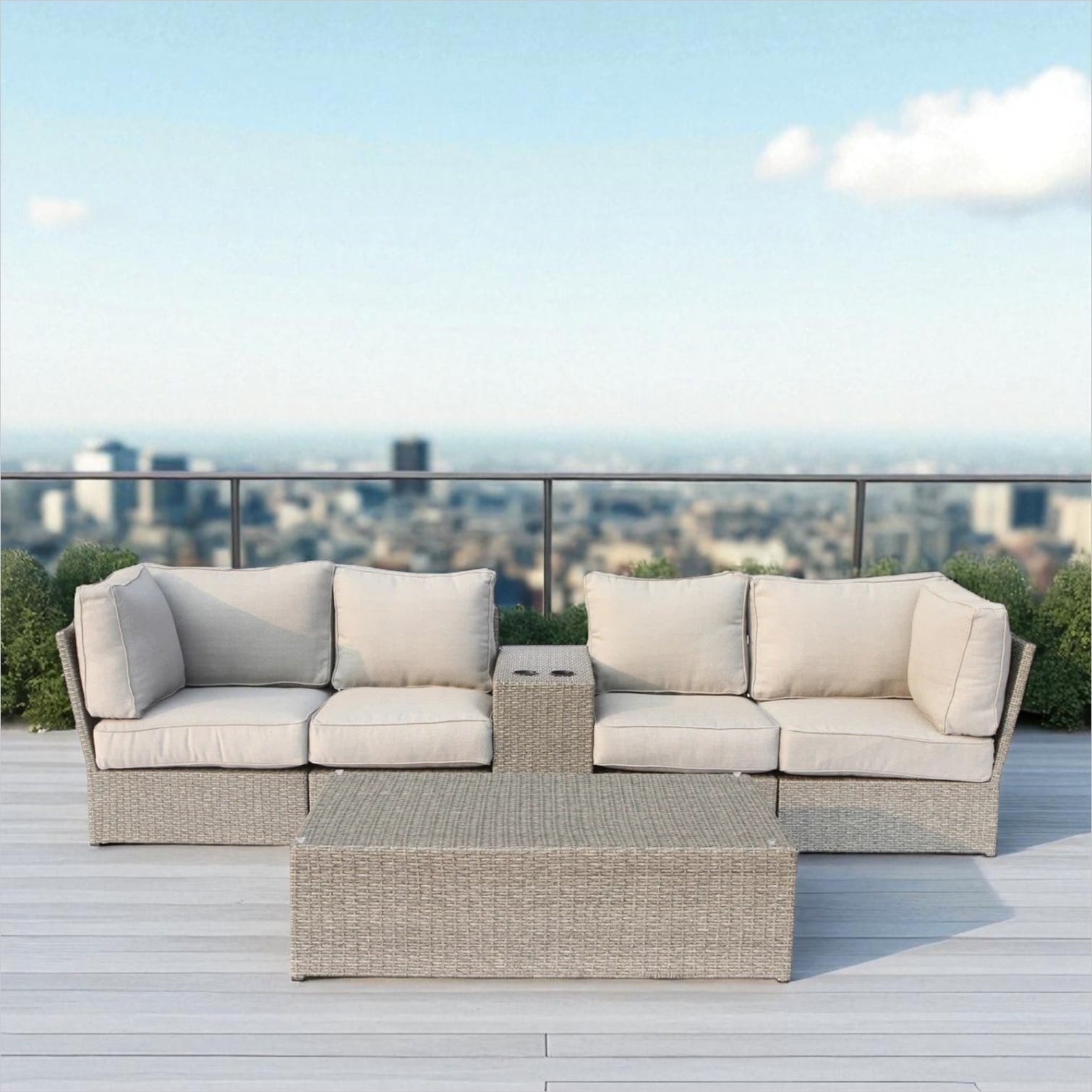 SunJet QO7S71IN4PU9 Patio-Conversation-Sets - View #6