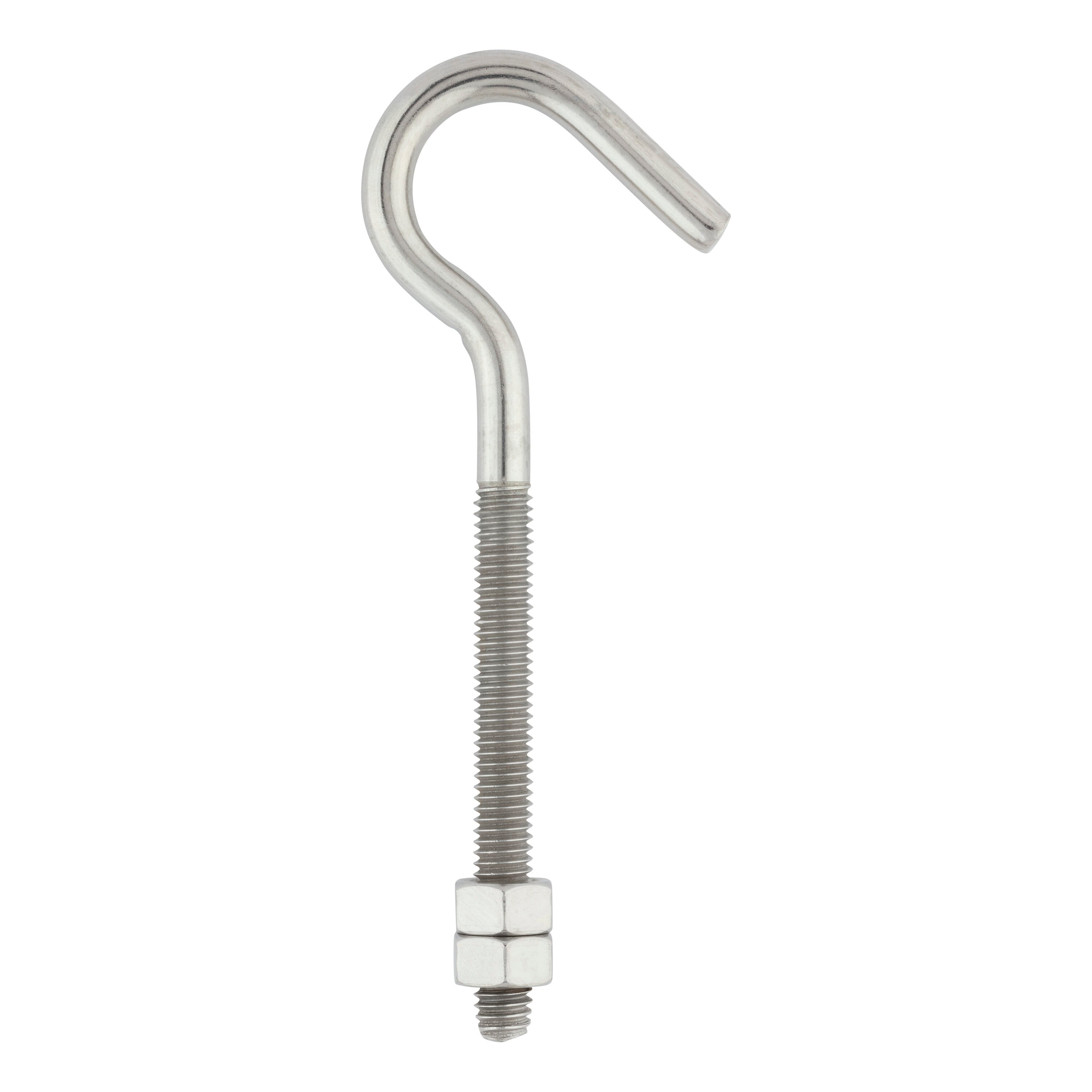  Birsppy 1 Stainless Steel Cup Hooks Corrosion Resistant Screw  in (Pack of 10) Silver : Home & Kitchen