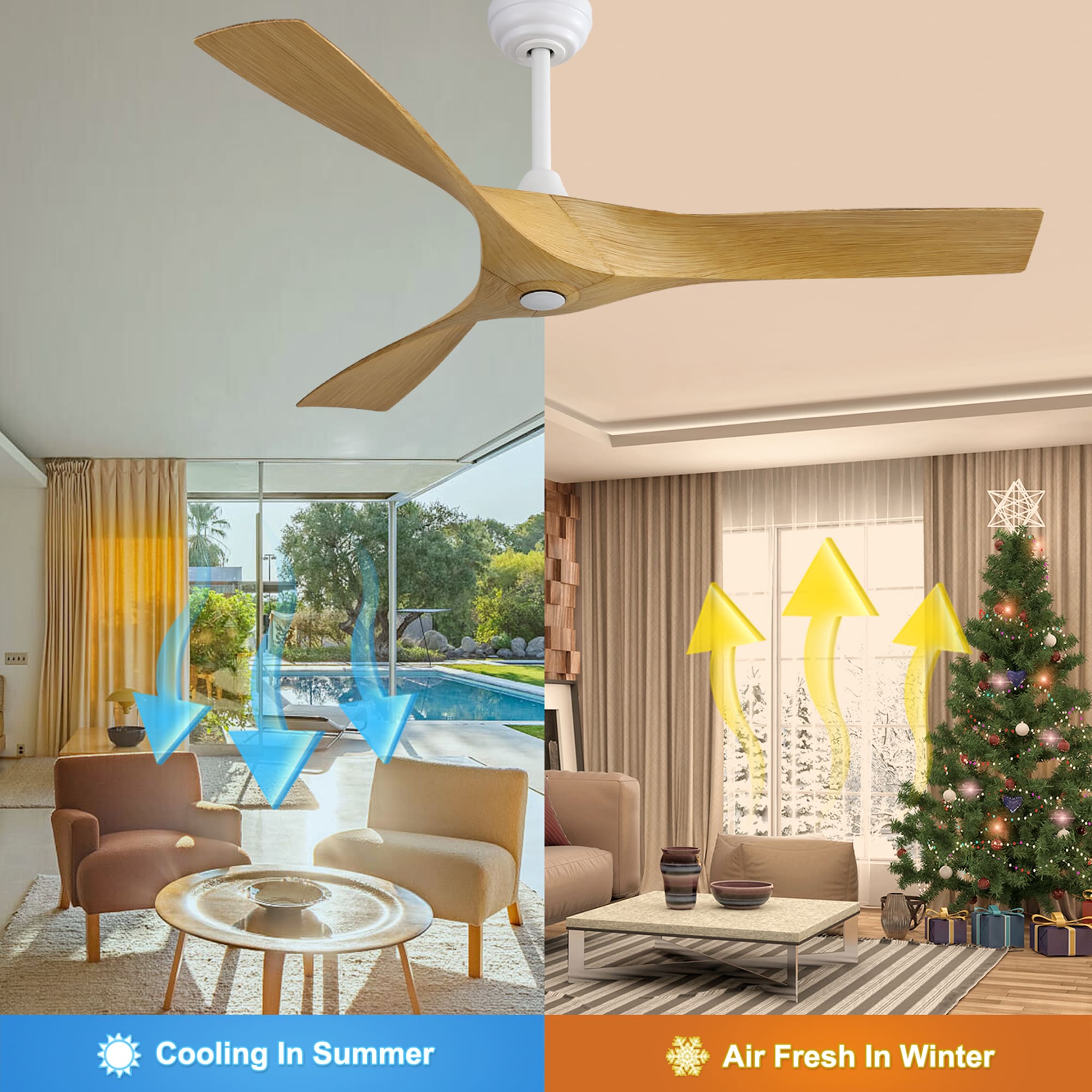 Bybafun YD1300046 Ceiling-Fans - View #2