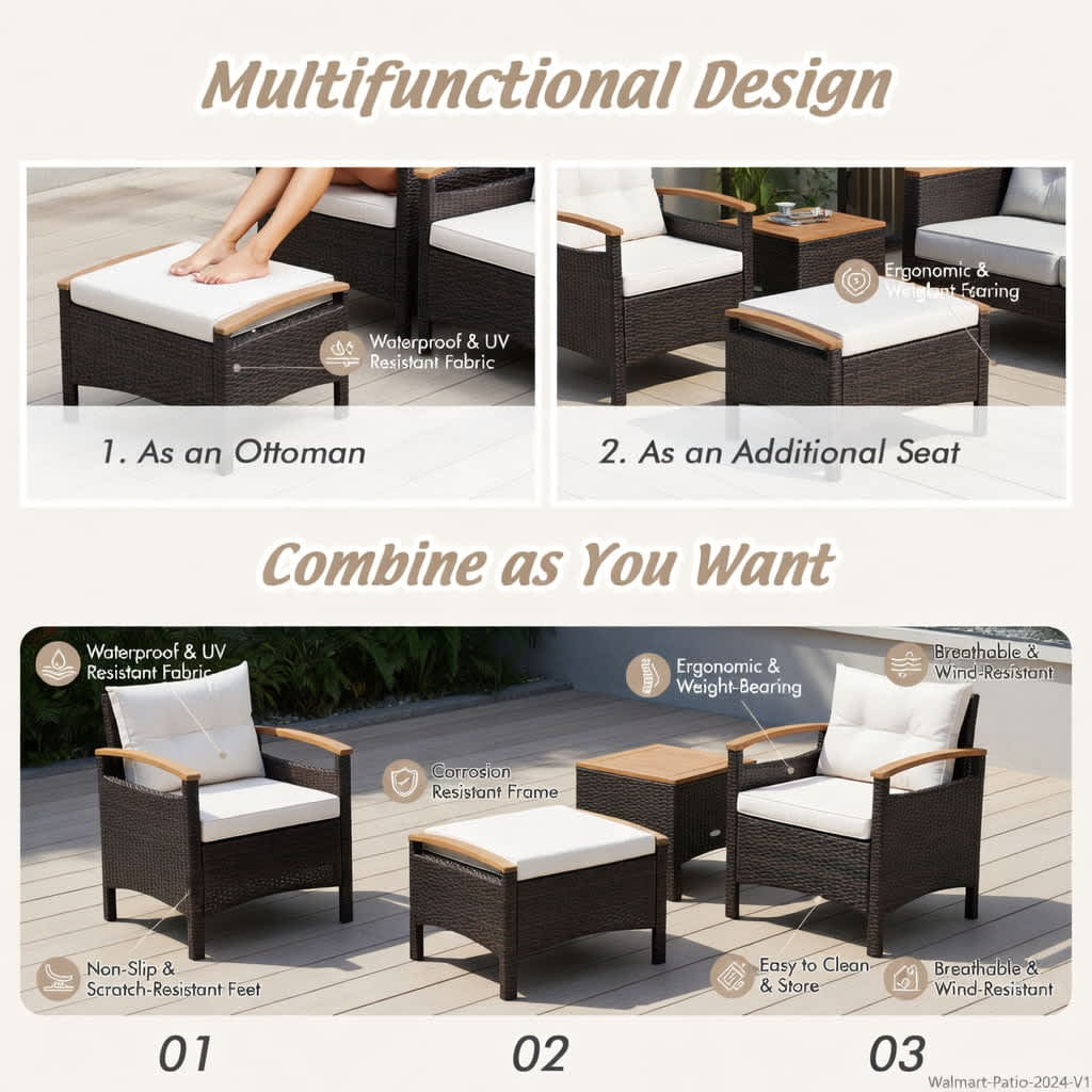 Choco Moon 5357740123885 Patio-Conversation-Sets - View #7