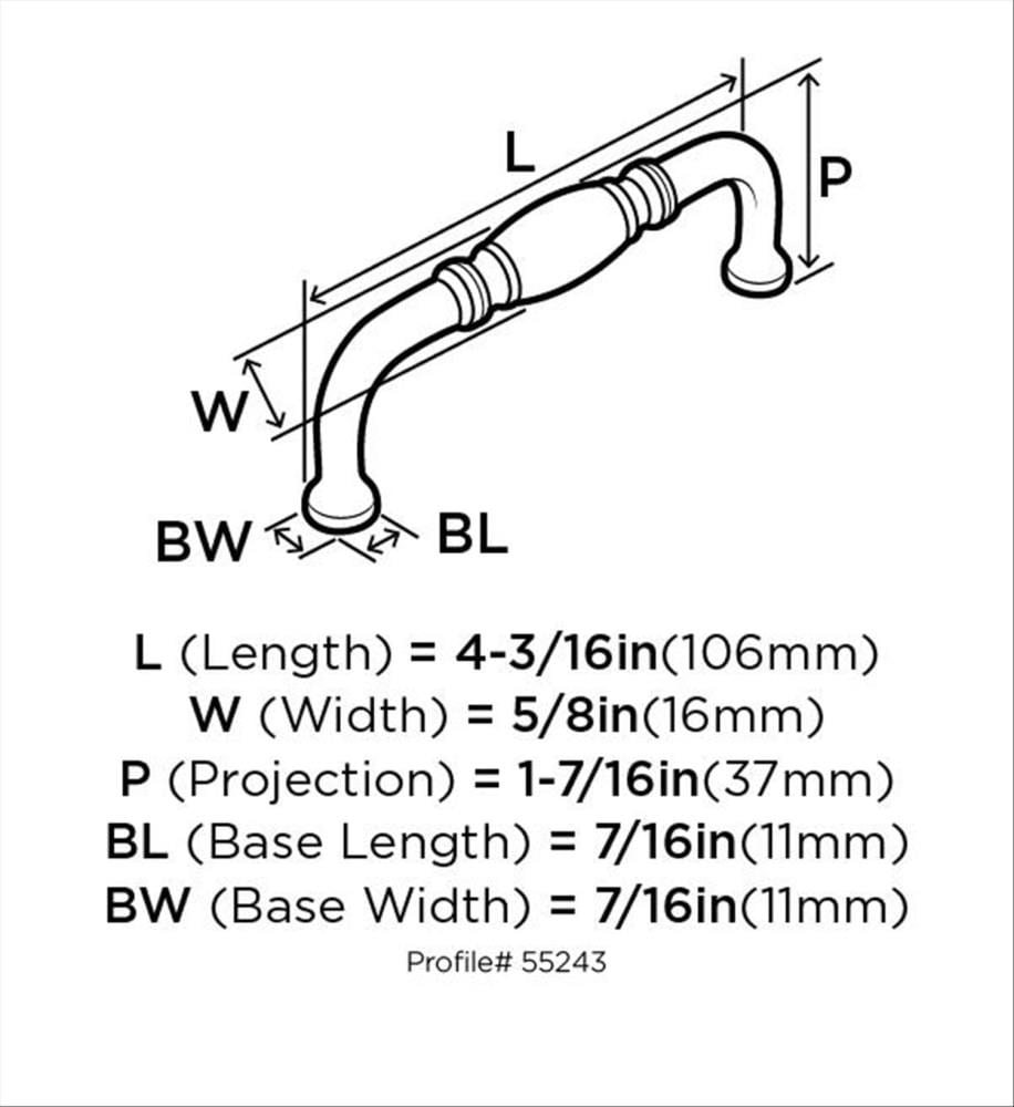 Amerock BP55243G10 Cabinet-Pulls - View #8