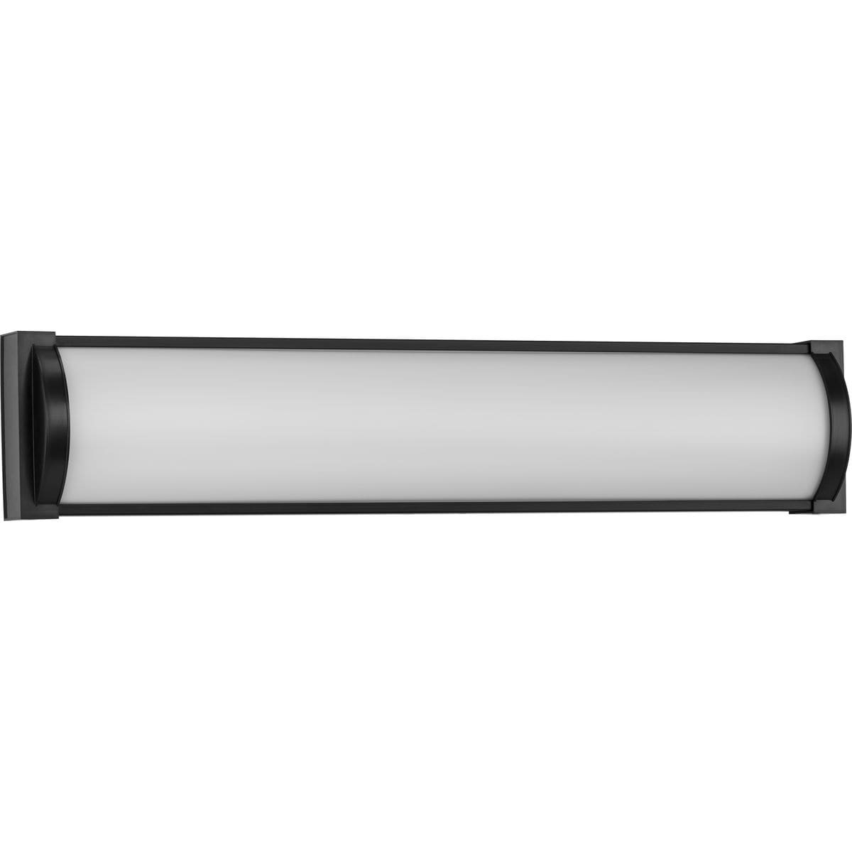 Progress Lighting P300408-31M-30 Barril LED 24-in 1 -Light Matte Black Integrated LED Modern/contemporary Vanity light