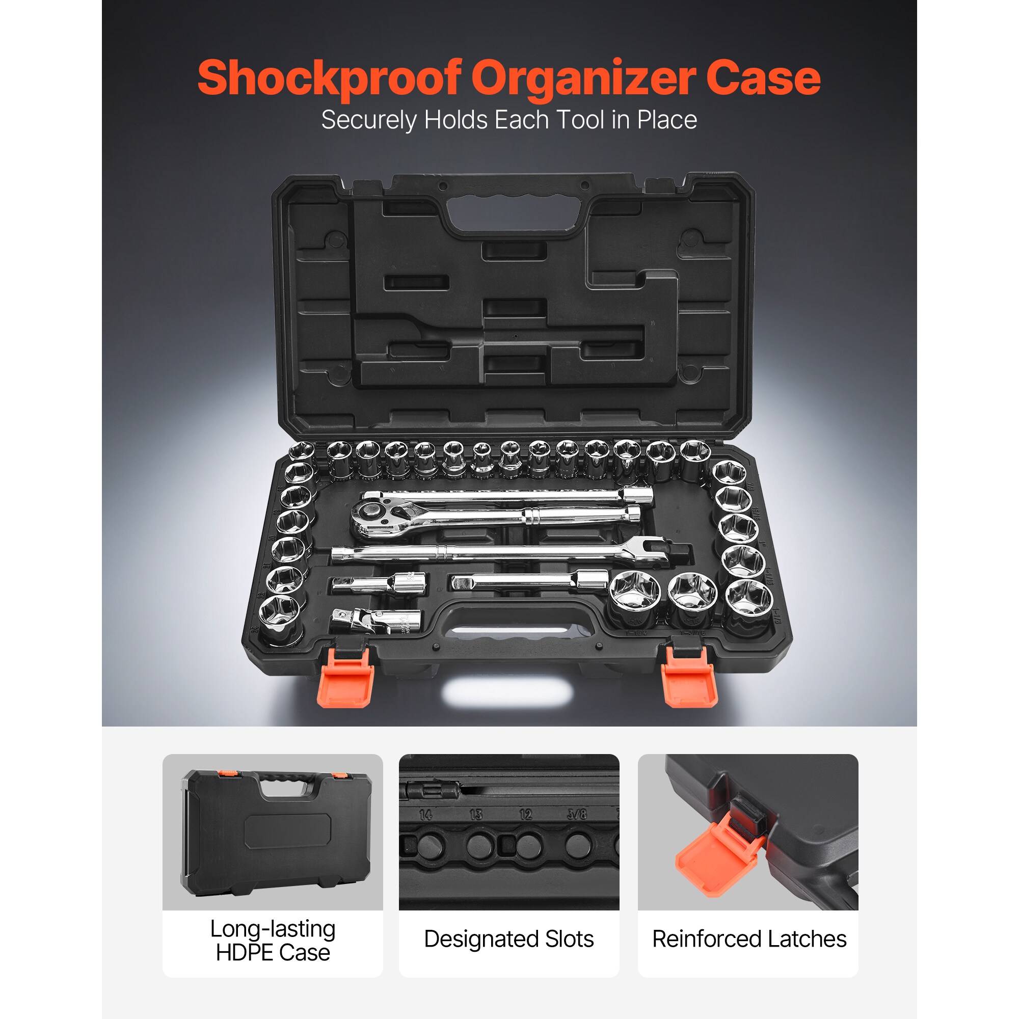 VEVOR TTJLBSZJTTJLREVOR0V0 Impact-Socket-Sets - View #6