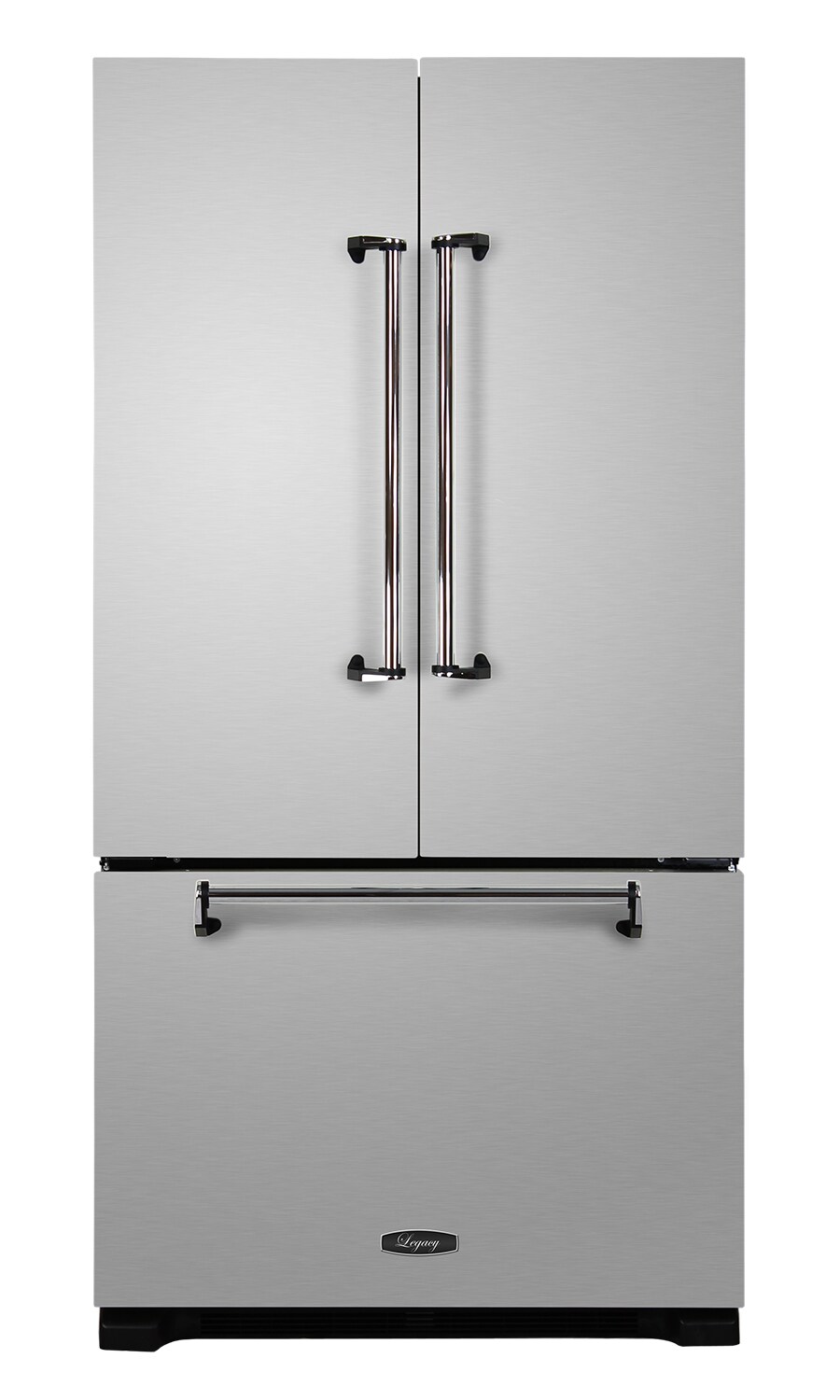 Marvel Legacy 22 2 Cu Ft Counter Depth French Door Refrigerator With Ice Maker Stainless Steel In The French Door Refrigerators Department At Lowes Com