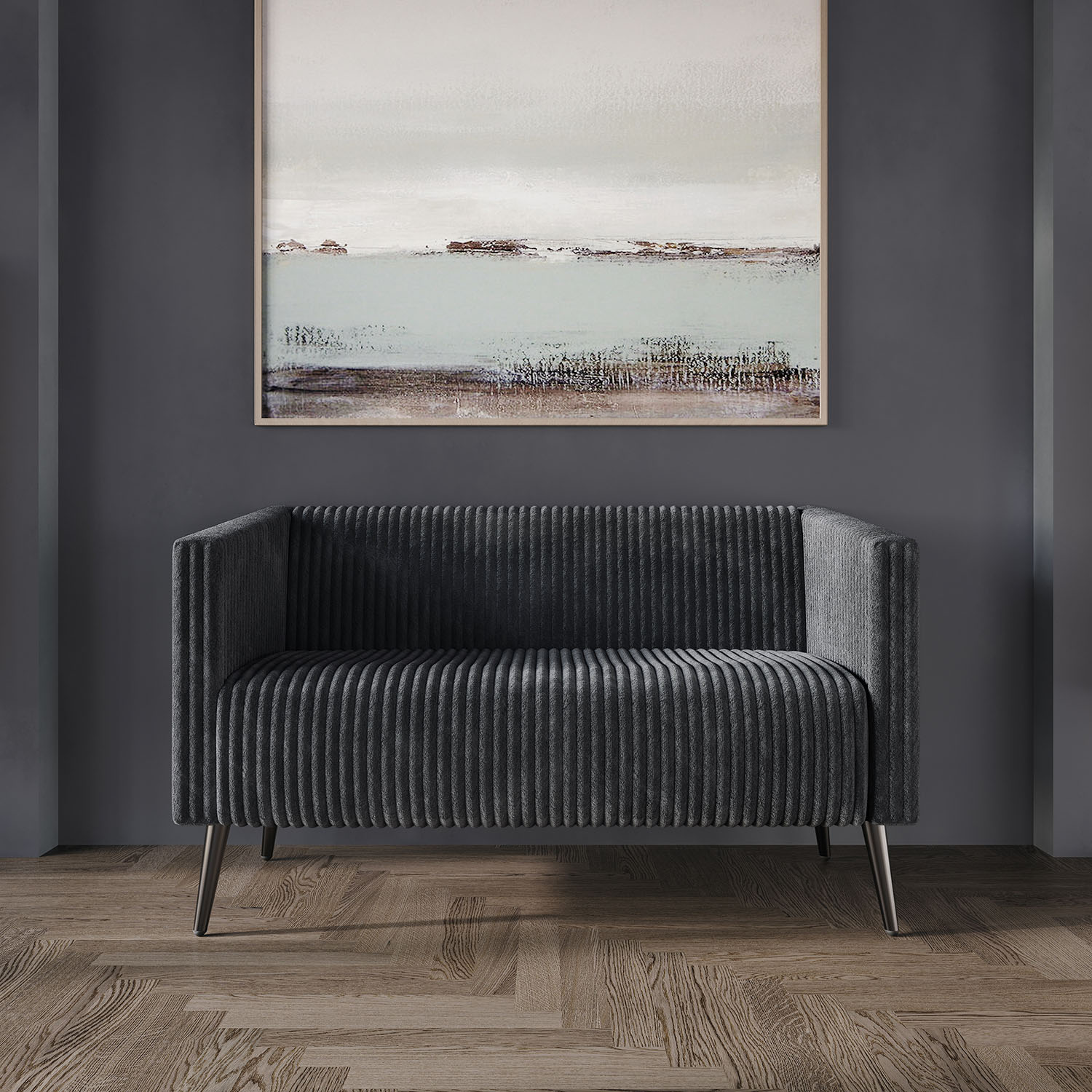 CasePiece C372LS-GY-VV Sofas-Loveseats - View #2