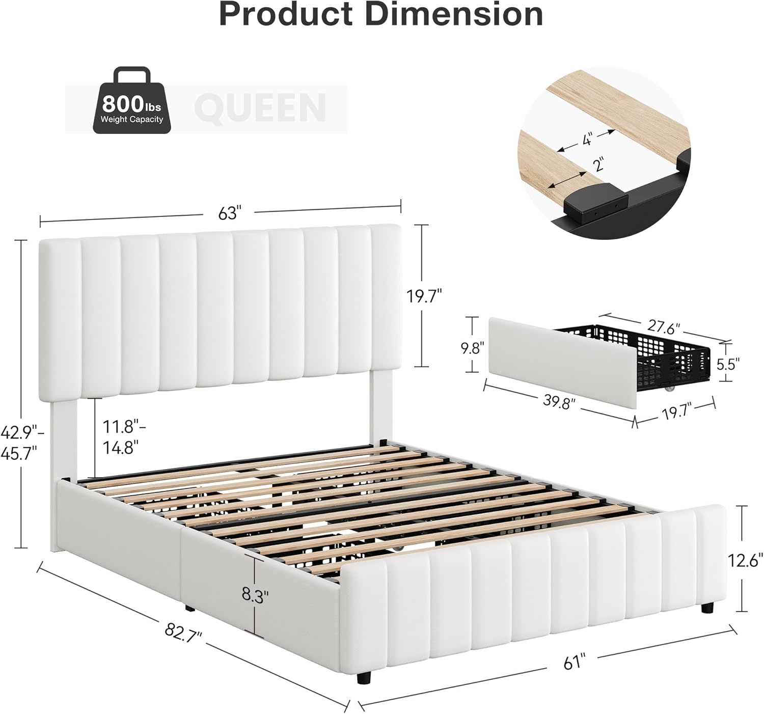 Qeetex LHF-BED-PHO-11ATA87N beds - View #2