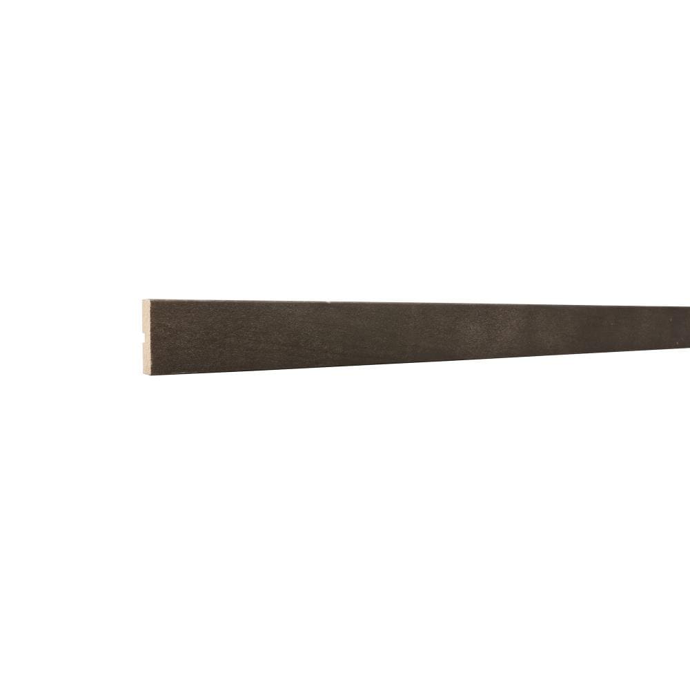 Ornamental Mouldings 1538-8BLACK 1/2-in x 2-in x 8-ft Radius Edge Stained Whitewood Common Softwood Board