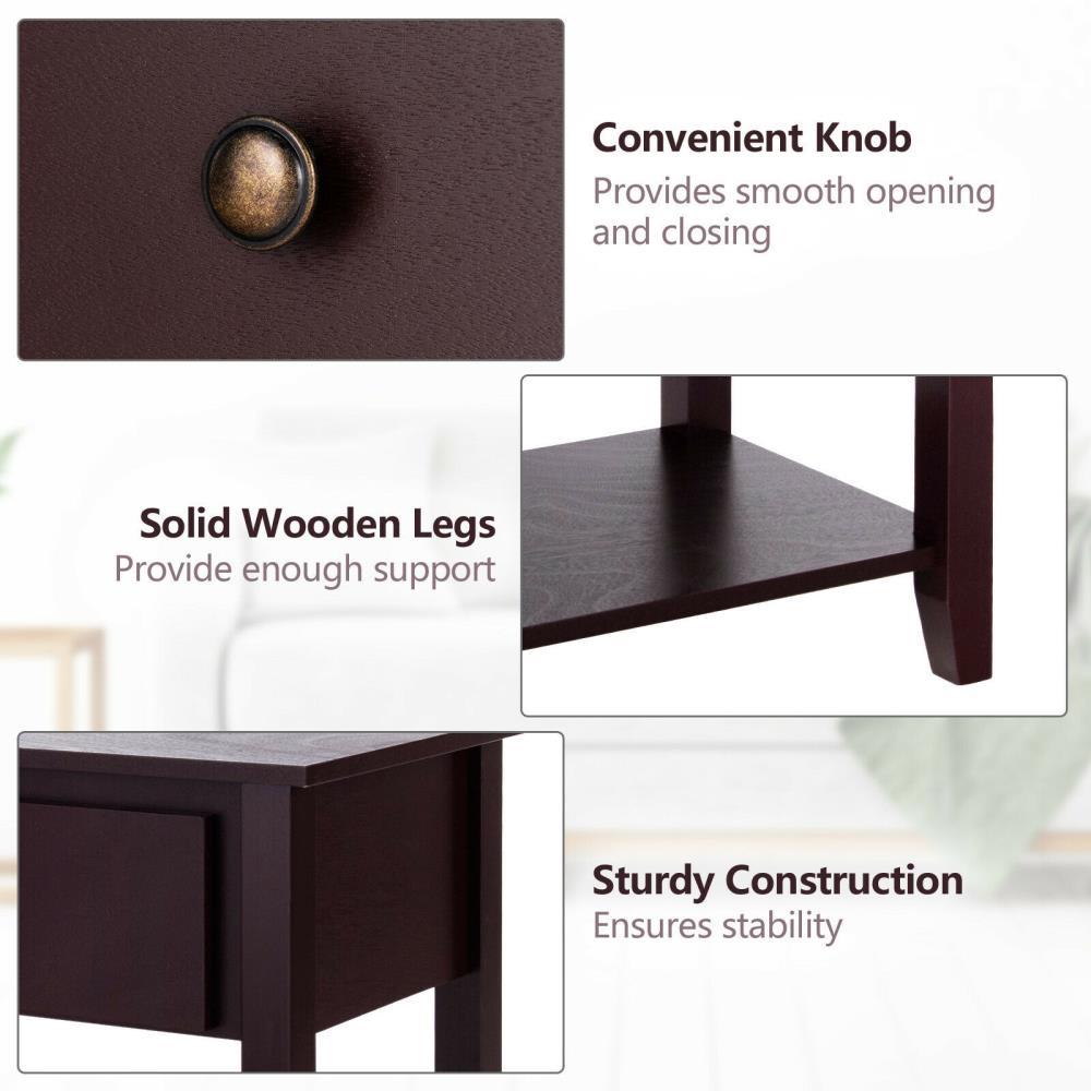 WELLFOR HW-HLY-66561CF nightstands - View #3