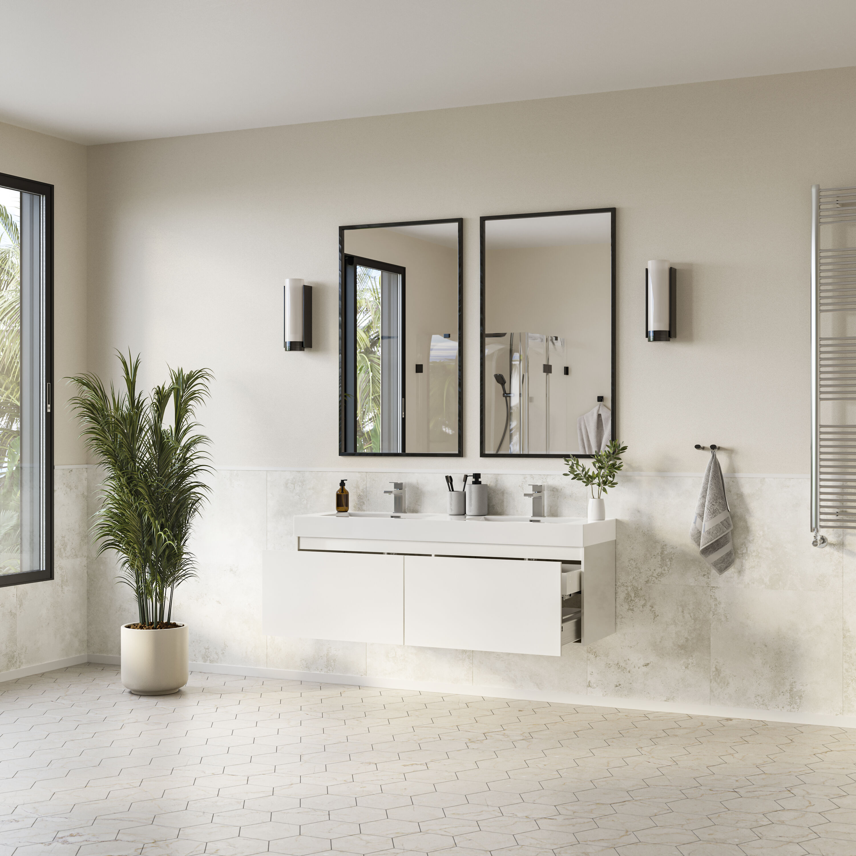 Fresca FCB8042WH-I Bath-Vanity-Combo - View #4