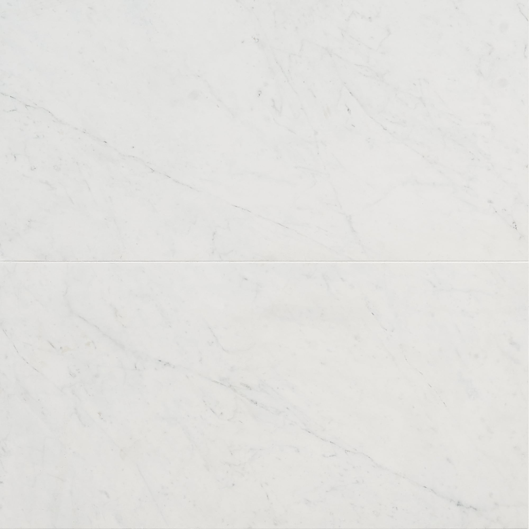 Saroshi 12" x 24" Matte White Marble Look Porcelain Tile