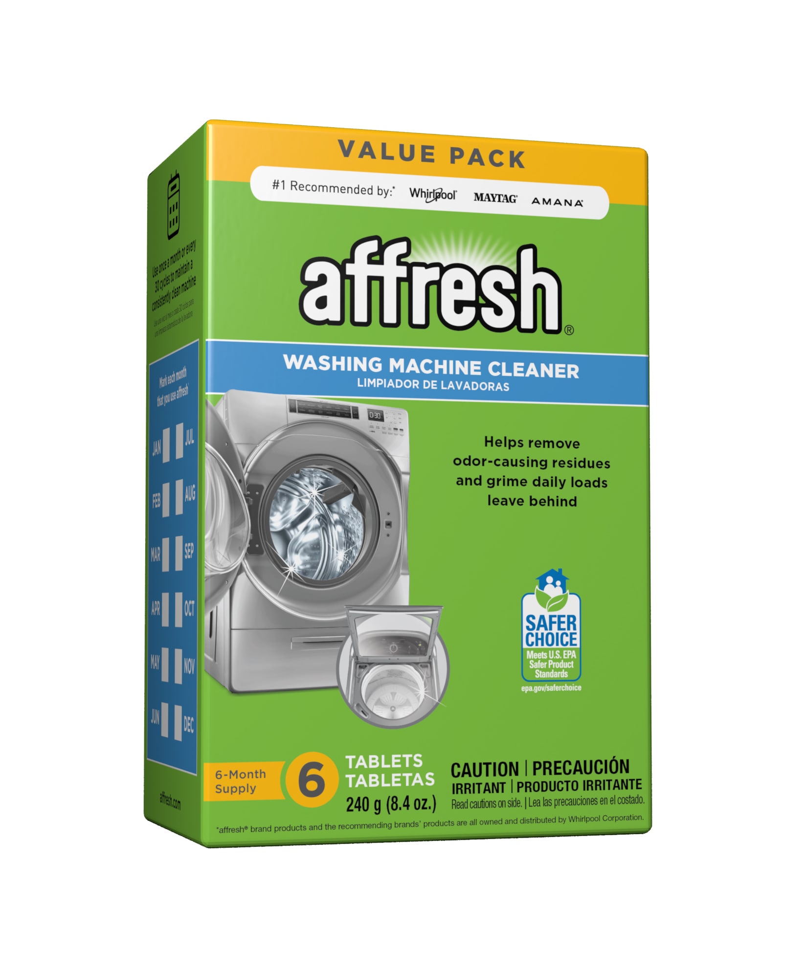 Affresh Washer Machine Cleaner, 6-Tablets, 8.4 oz