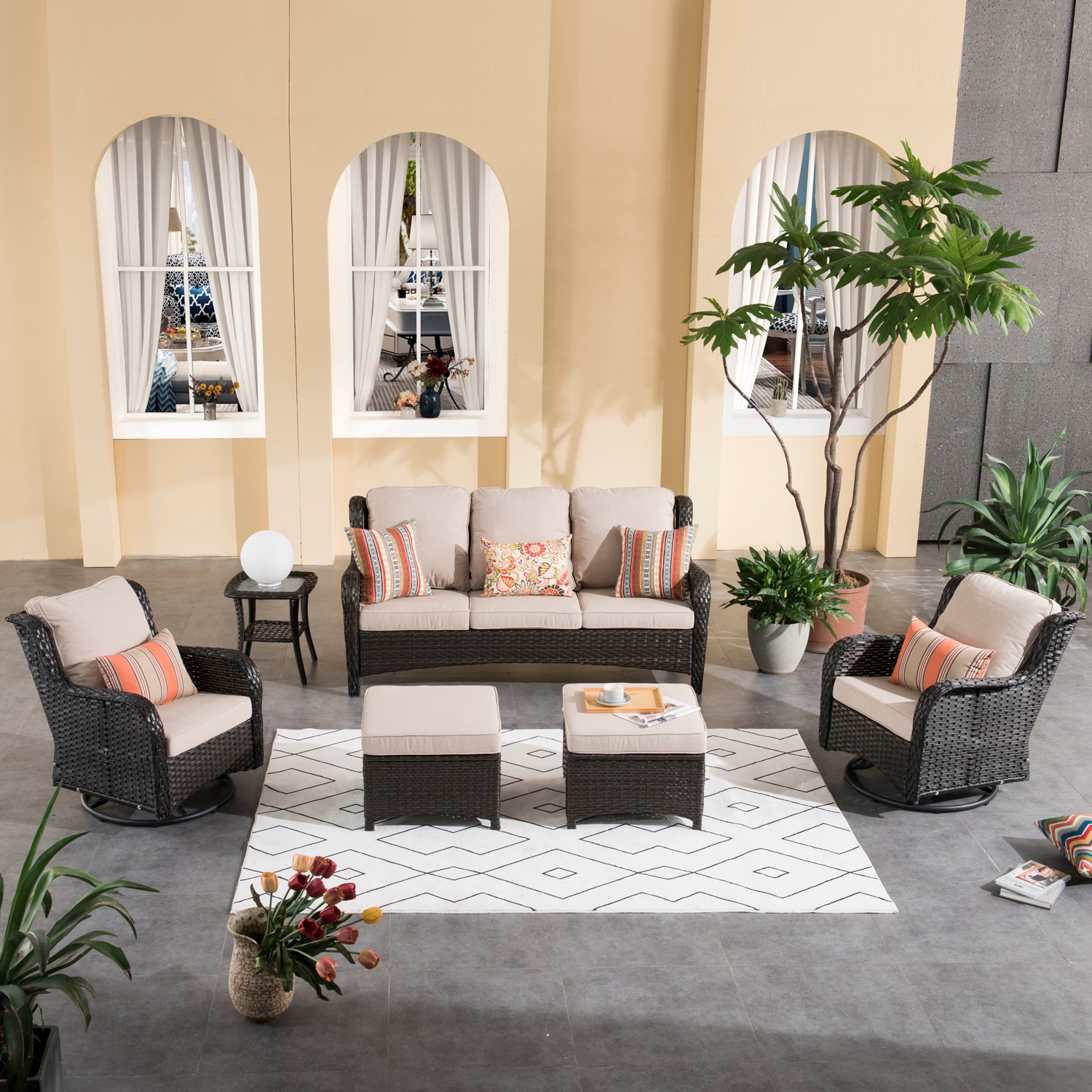 Ovios NTC-606Y Patio-Conversation-Sets - View #8