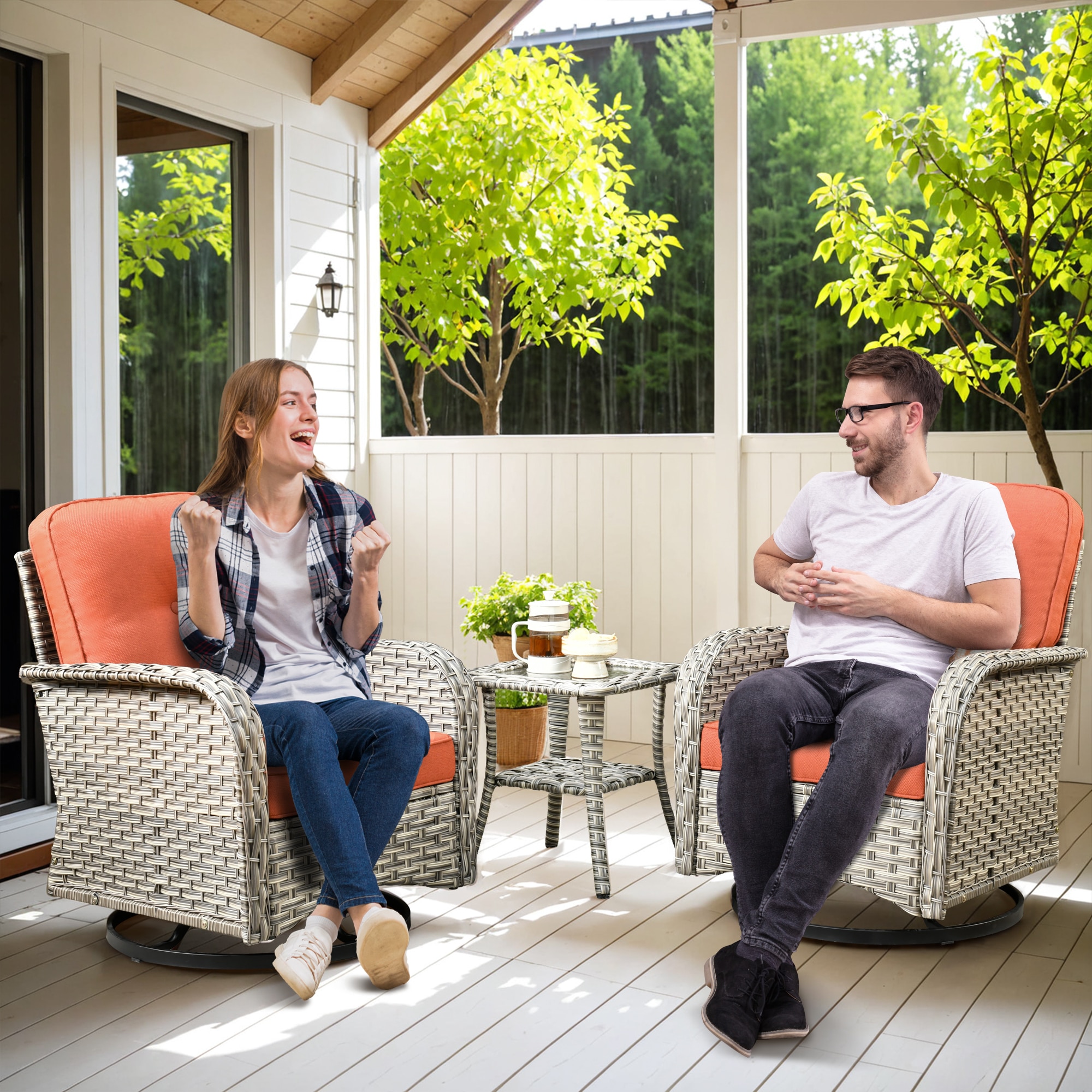 Ovios VNC-80CY Patio-Conversation-Sets - View #7