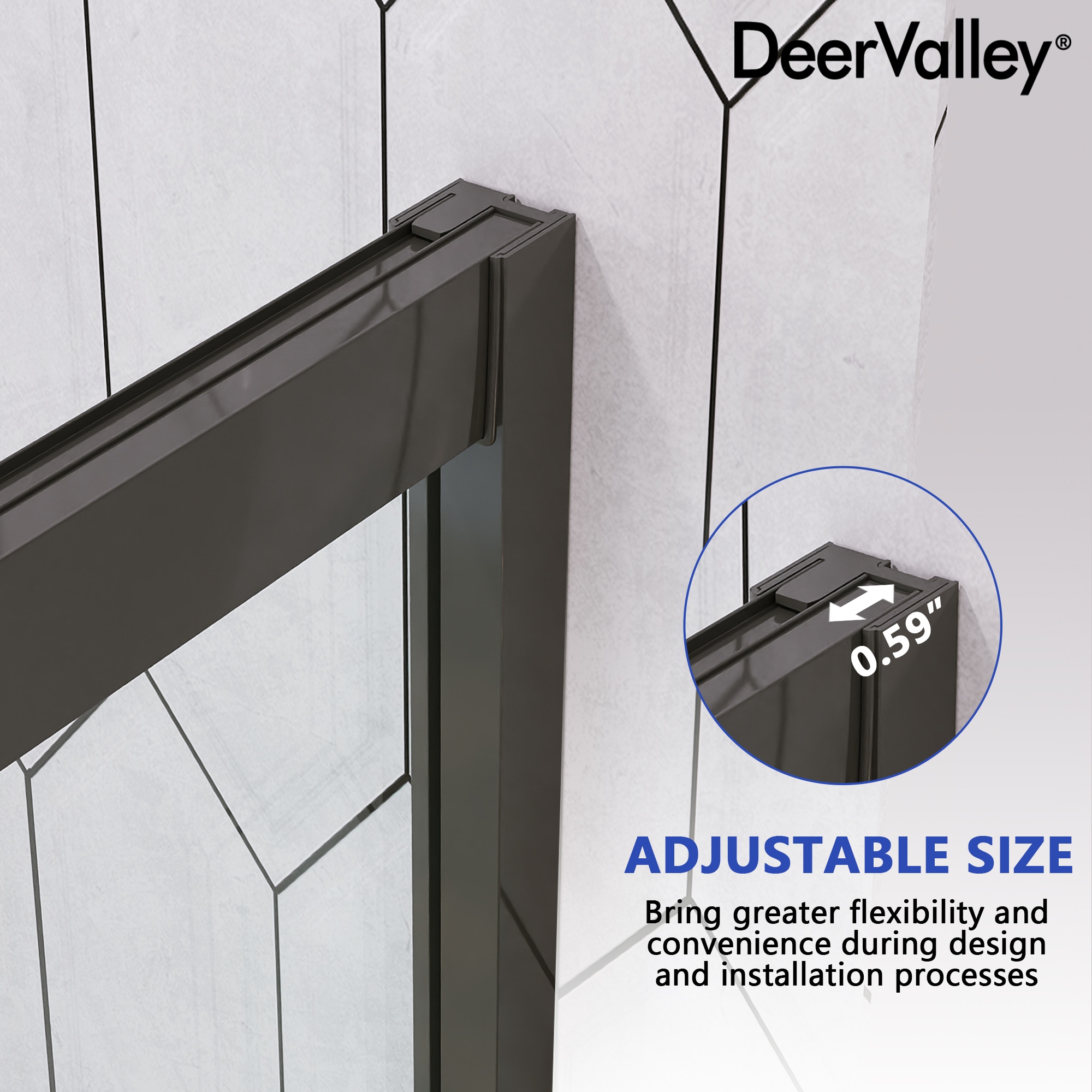 DeerValley DV-1SD0213B06 Alcove-Shower-Kit - View #12