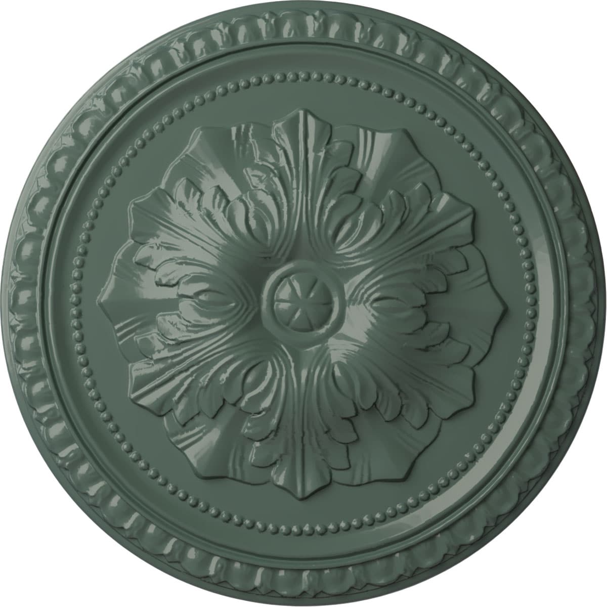 Ekena Millwork CM18RICBF Richmond 18-in W x 18-in L Painted Cloud Burst Polyurethane Whole Ceiling Medallion