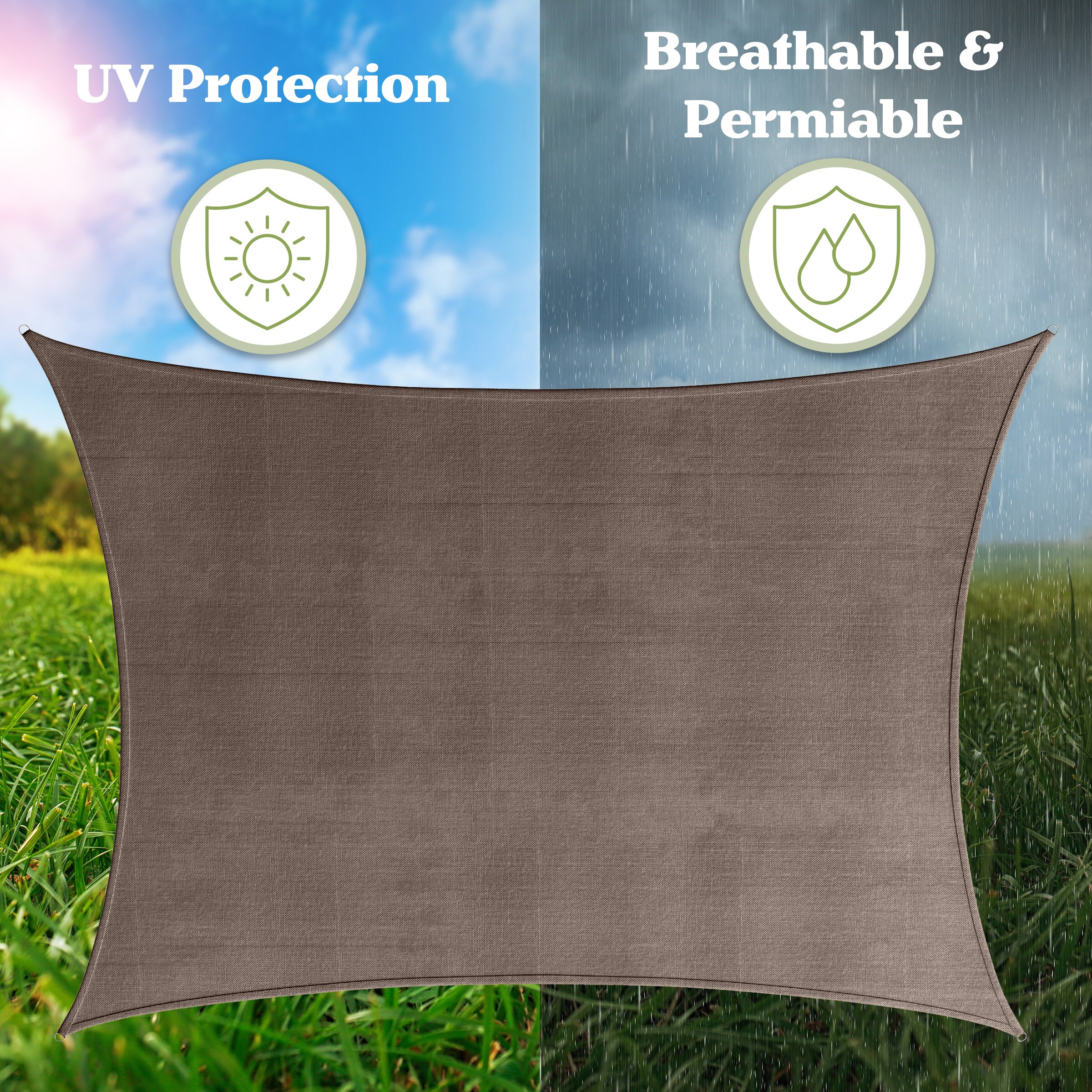 Pure Garden 50-LG1486 Shade-Sails-Fabric - View #5