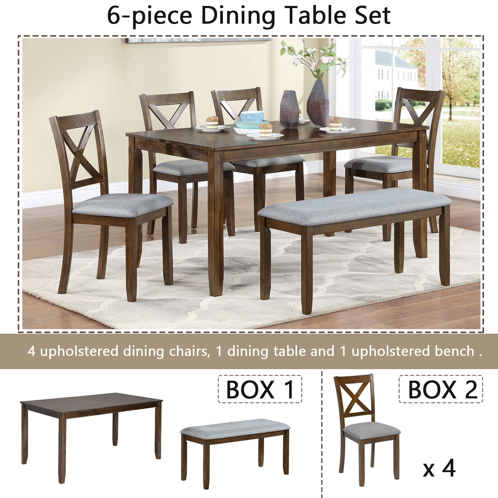 JEAREY JN64DJ50-WNX Dining-Sets - View #3