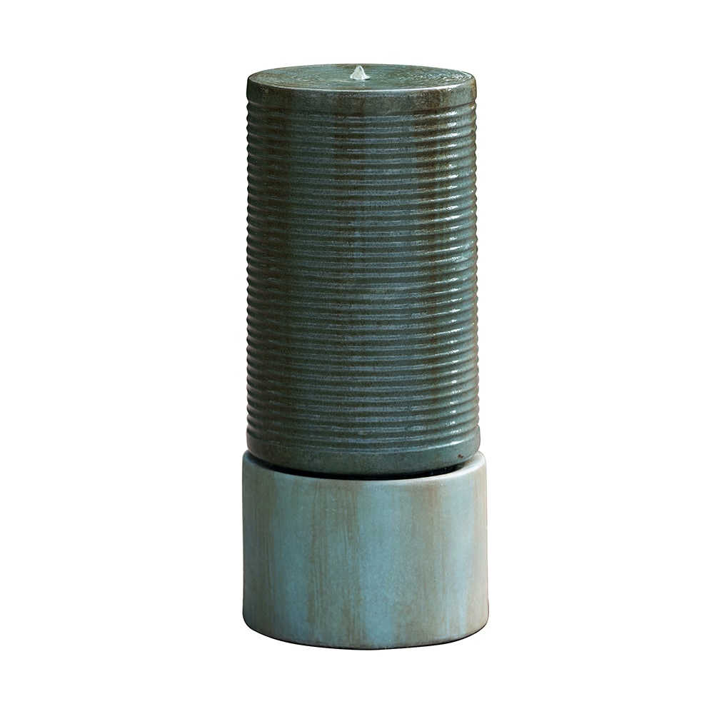 AHIOU HOME ZAAHG-S00002OF 44-in H Cement Outdoor Fountain Statue Pump Included
