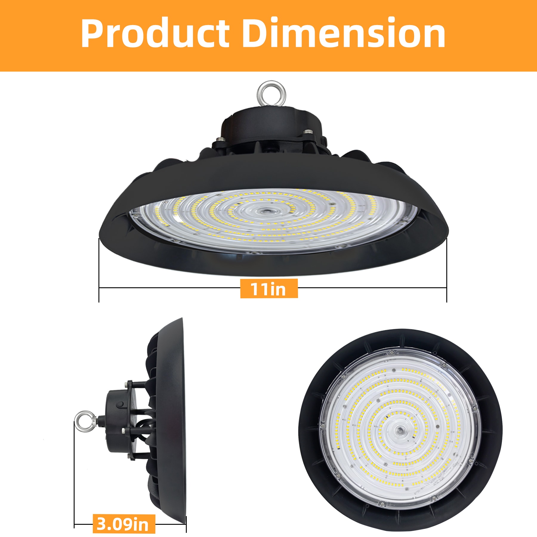 Honbei HBL-150W-1P-A High-Bay-Lights - View #3