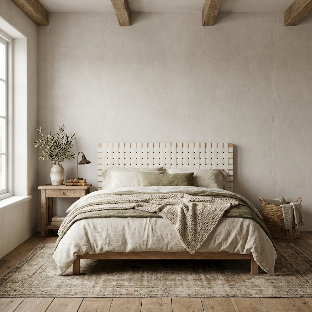 FurniFact BO3612476WHT Upholstered-Headboards - View #3