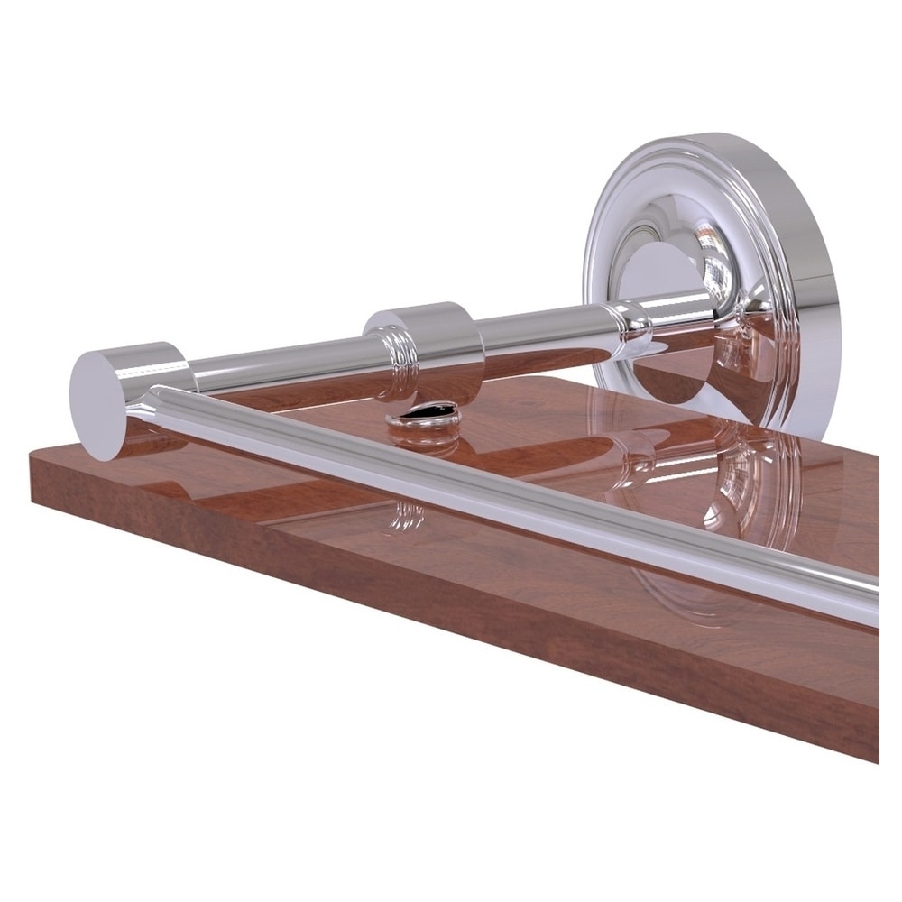 Allied Brass PRBP-1-16-GAL-IRW-PC Bathroom-Shelves - View #2