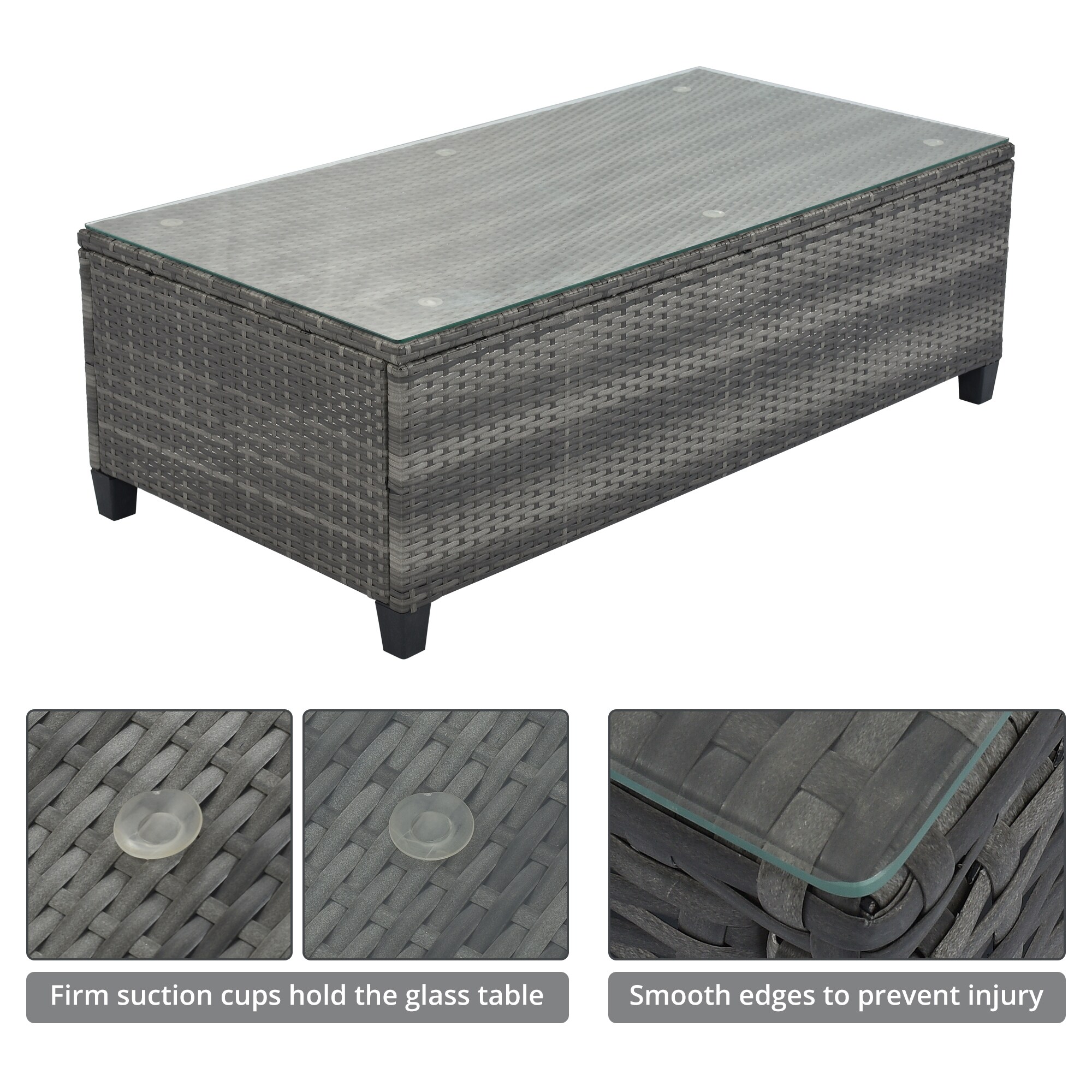 Forclover N7FW-215GR Patio-Conversation-Sets - View #3