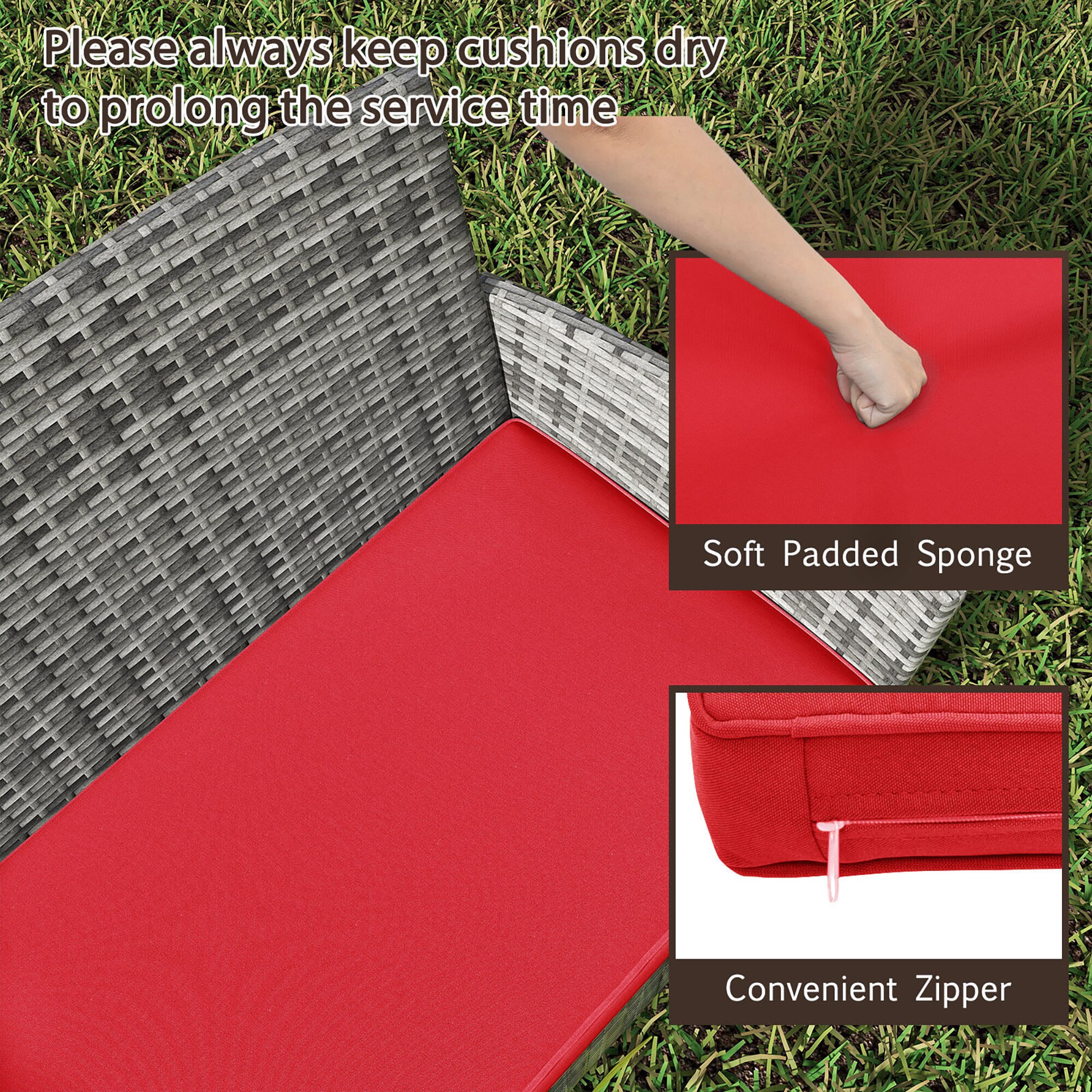 Costway HCST08486 Patio-Conversation-Sets - View #4