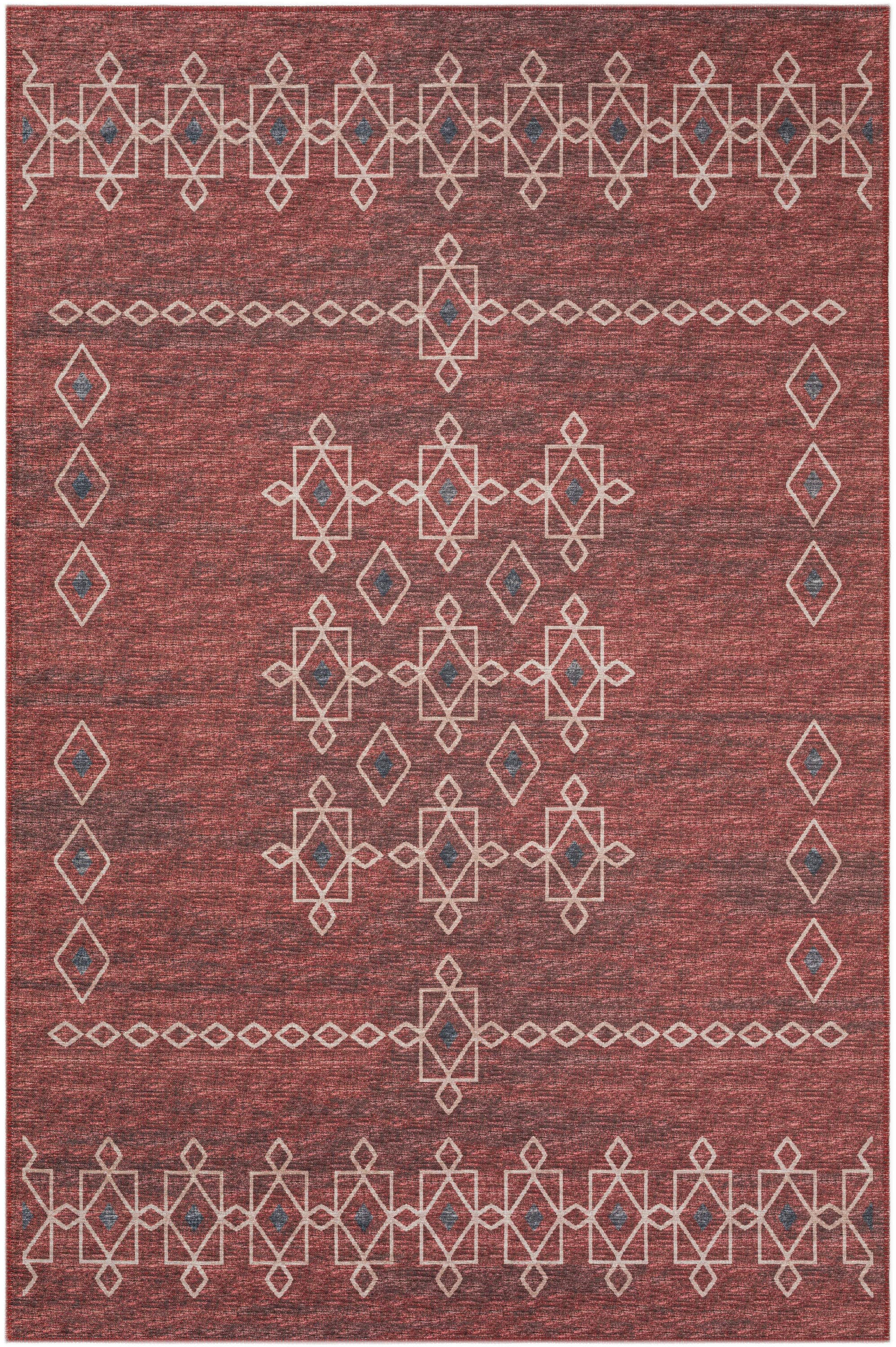 Addison Rugs AYU33CA9X12 Yuma 9 x 12 (ft) Chenille Canyon Rectangular Indoor/Outdoor Geometric Oriental Area rug