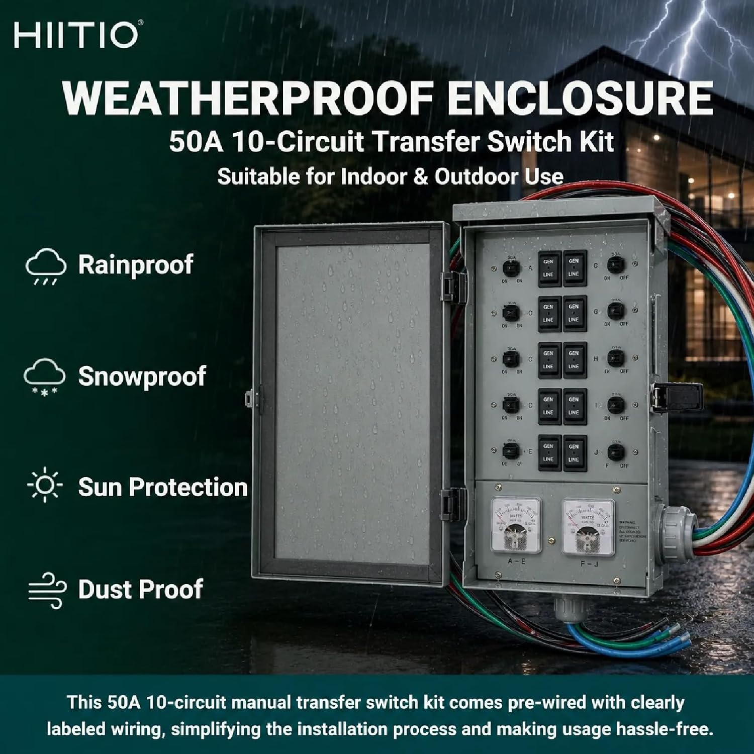 HIITIO SP-AMT-5010 Transfer-Switch-Kit - View #4