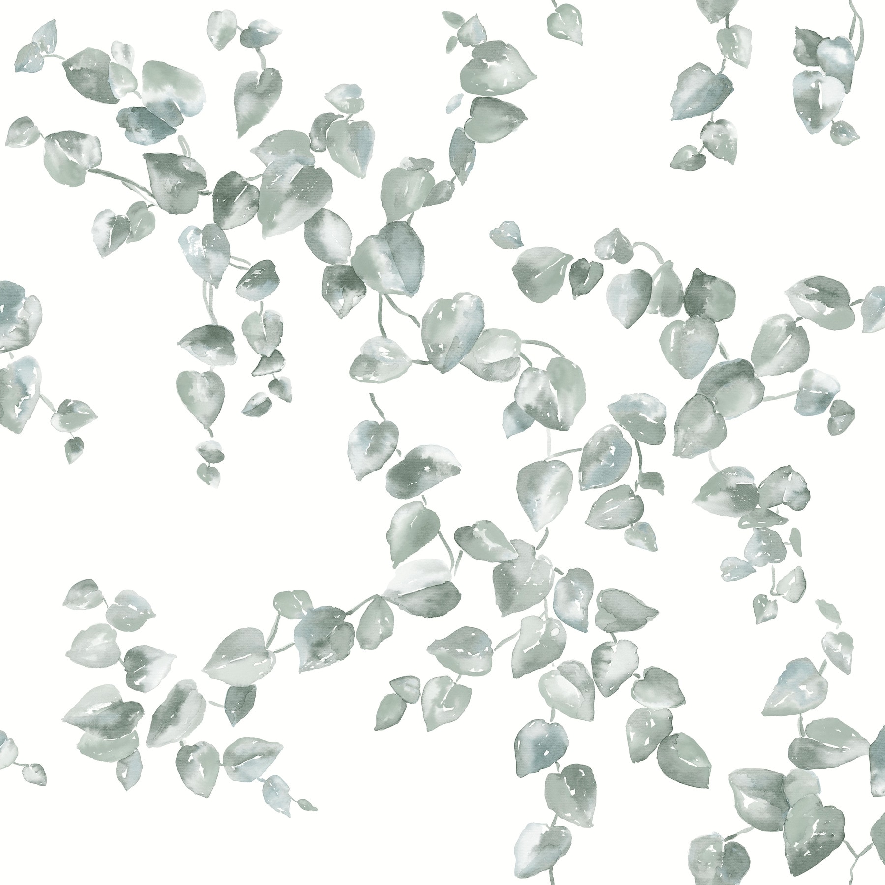 York Wallcoverings FH4037 Simply Farmhouse 56.4-Sq. Feet Green Non-woven Ivy/Vines Unpasted Wallpaper