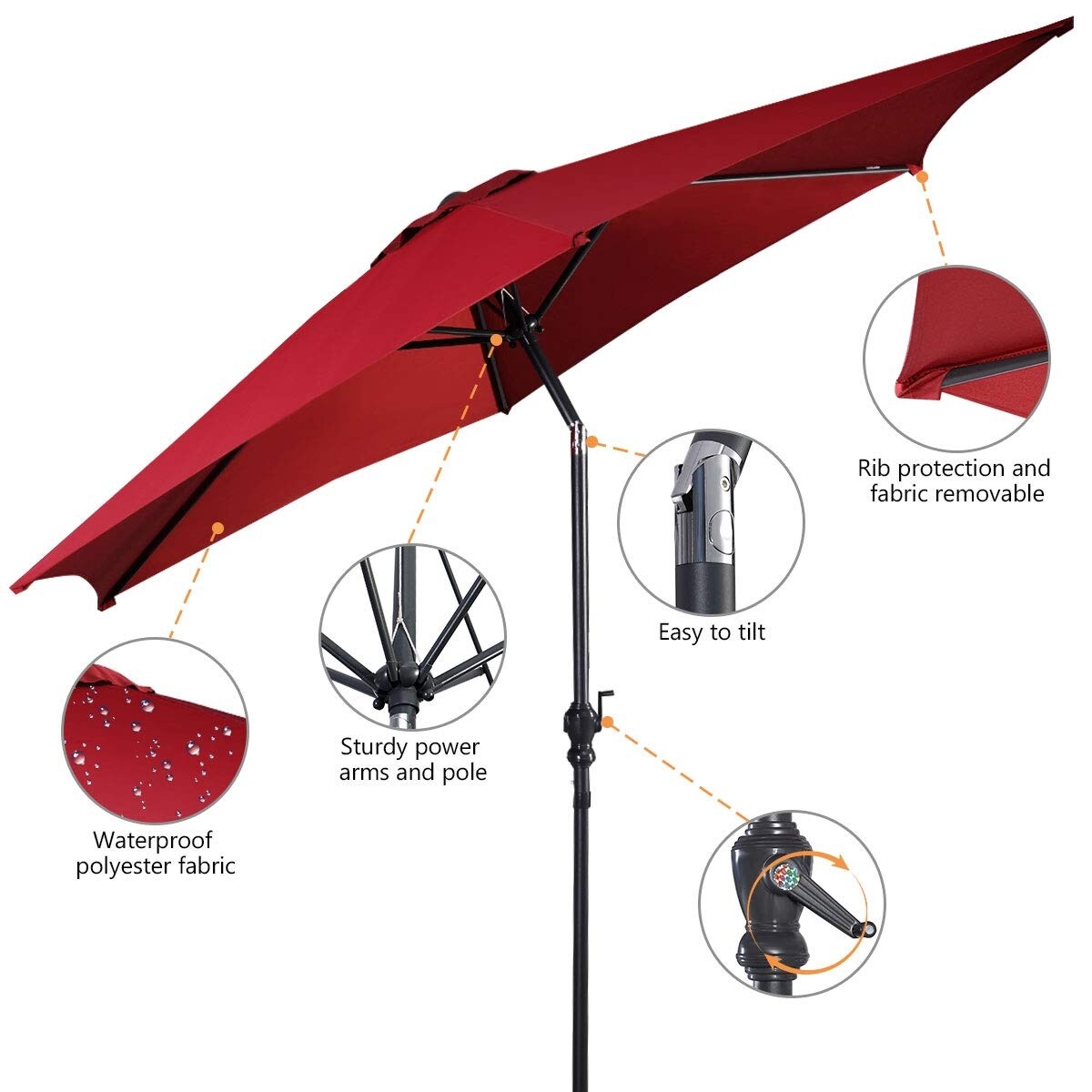 Slickblue D-CO-GUB6082PO Umbrellas-2 - View #7